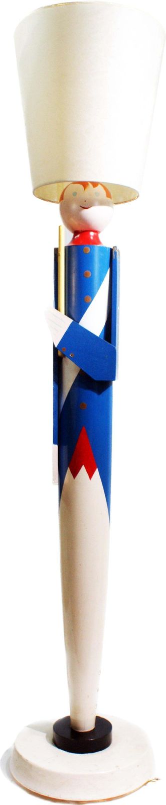 photo for sale Vintage Soldier Floor Lamp By Suzanne Bonnichon