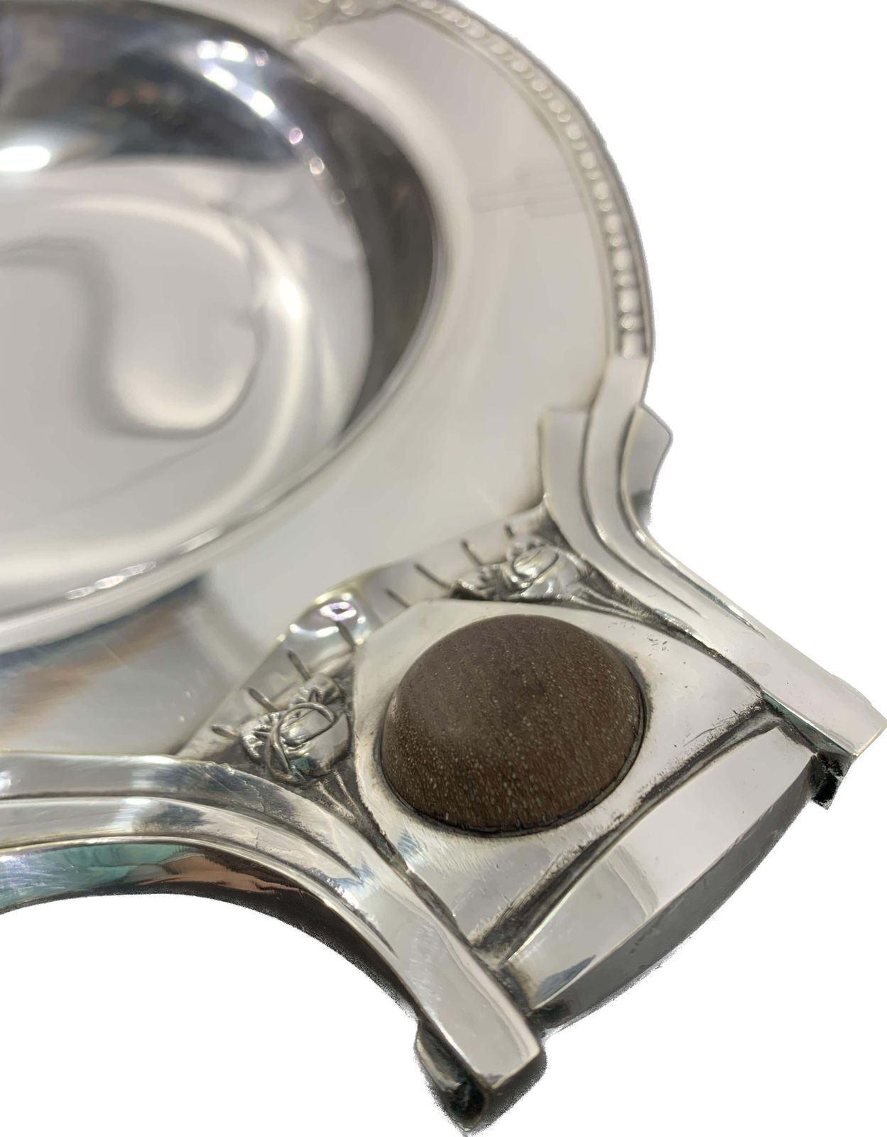 Mid 20th Century Silver Plated Vase Stamped By Roux Marquiand photo for sale