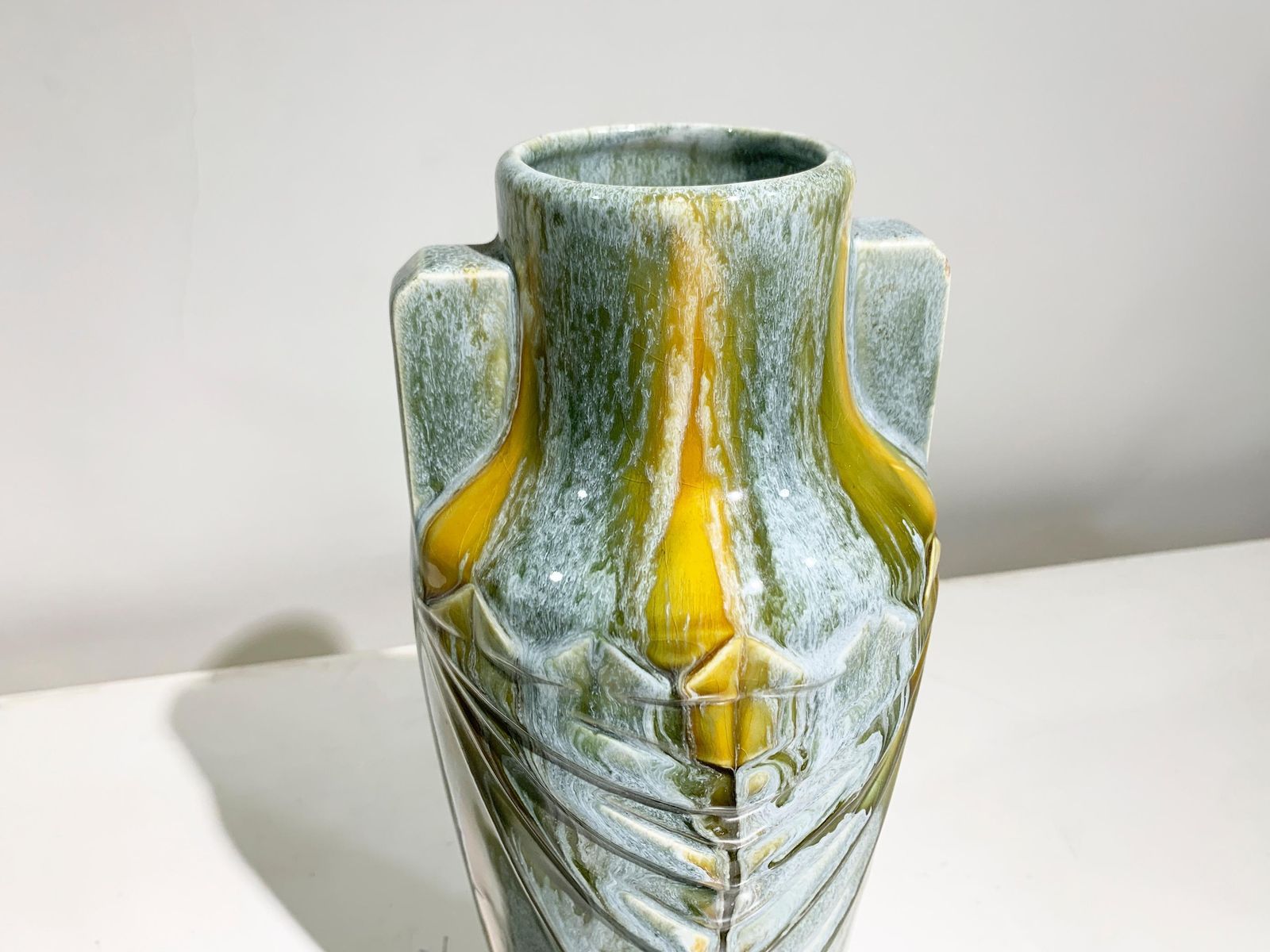 Mid 20th Century Amphora Ceramic Vase, Numbered 308, France, Circa 1950's photo buy