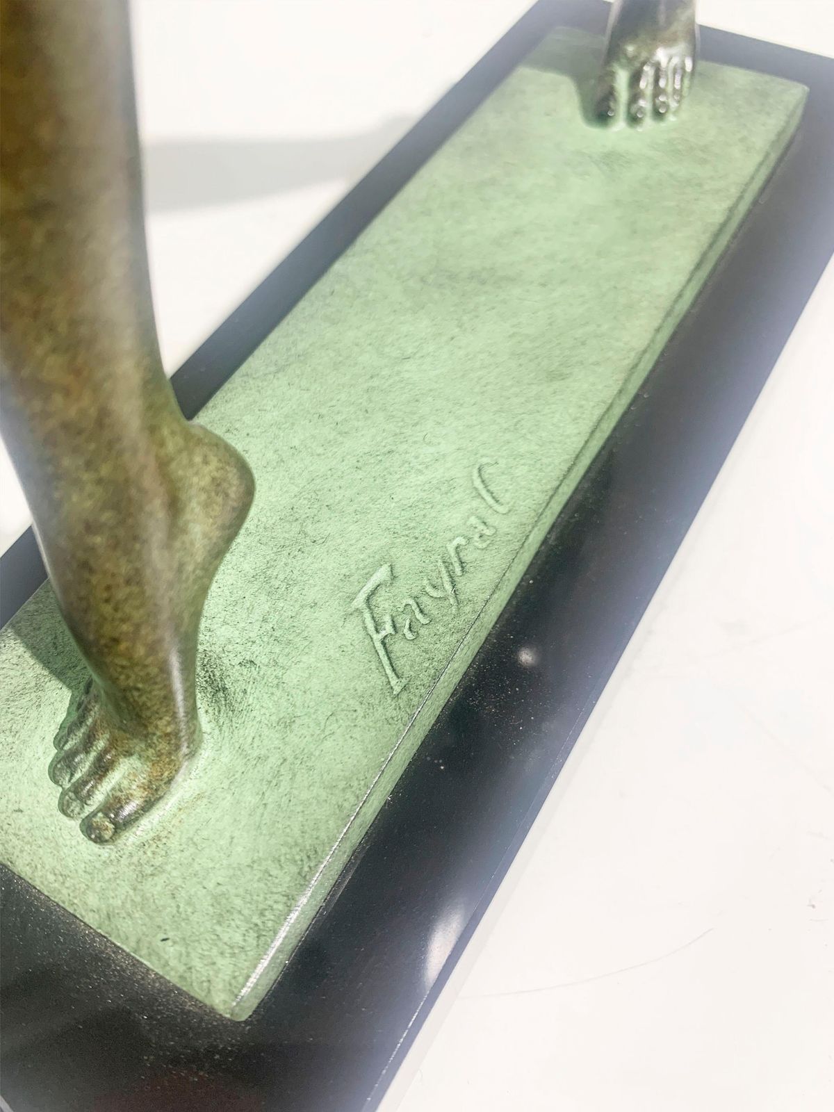 Lysis Dancer Sculpture Signed "Fayral"(Pierre Le Faguays) For Max Le Verrier photo buy