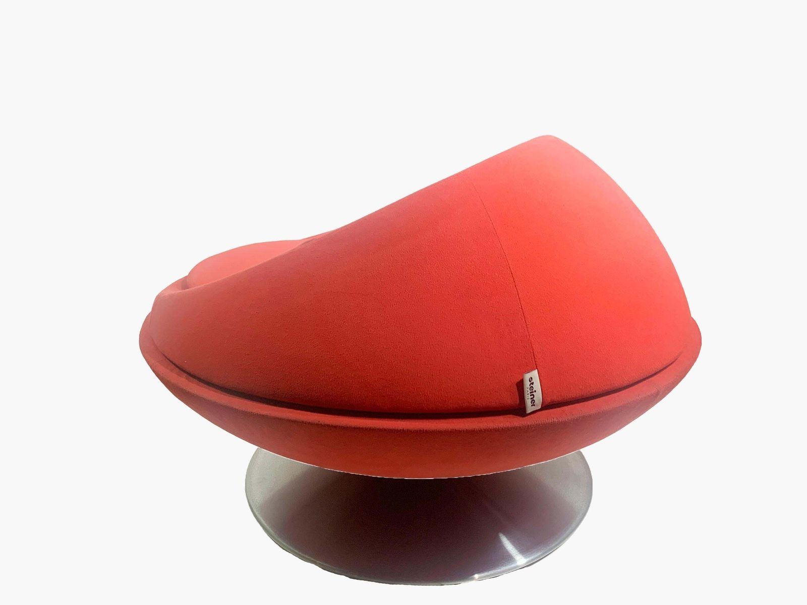 123 Lounge Red Chair Designed By Victor Boeda For Steiner Paris photo 3389.0