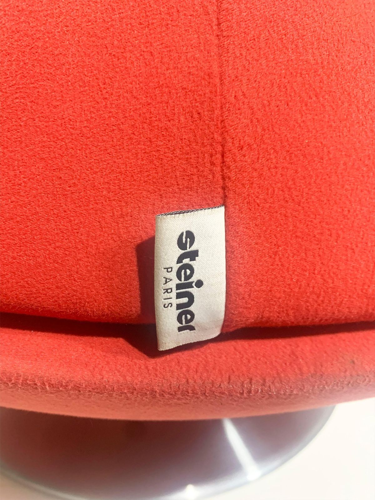123 Lounge Red Chair Designed By Victor Boeda For Steiner Paris photo vinterior