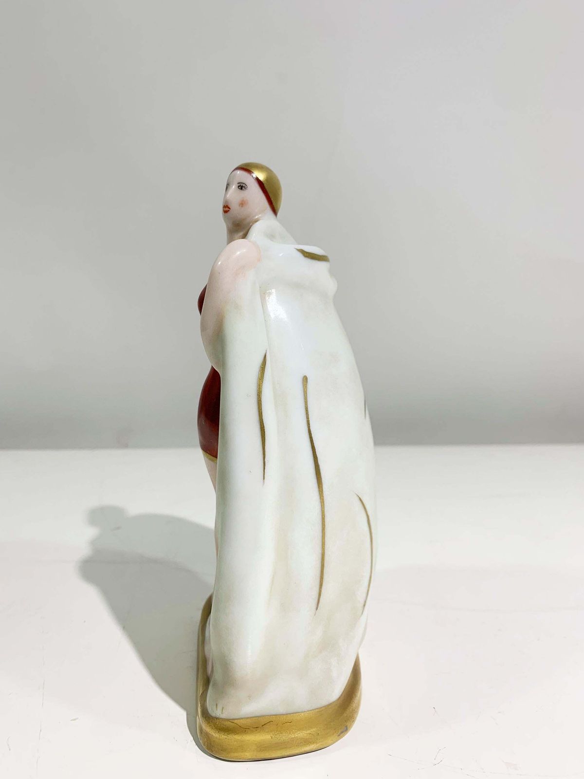 Set Of 2 Art Deco Porcelain Figurines Signed Amelin   Rauche / "Limoges France" photo 1695.0
