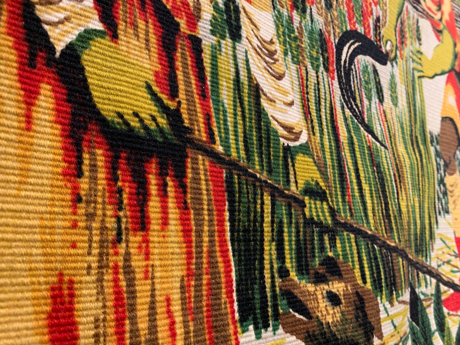 Mid Century Tapestry “Moyen âge”Signed By Jean Claude Bissery photo vinterior