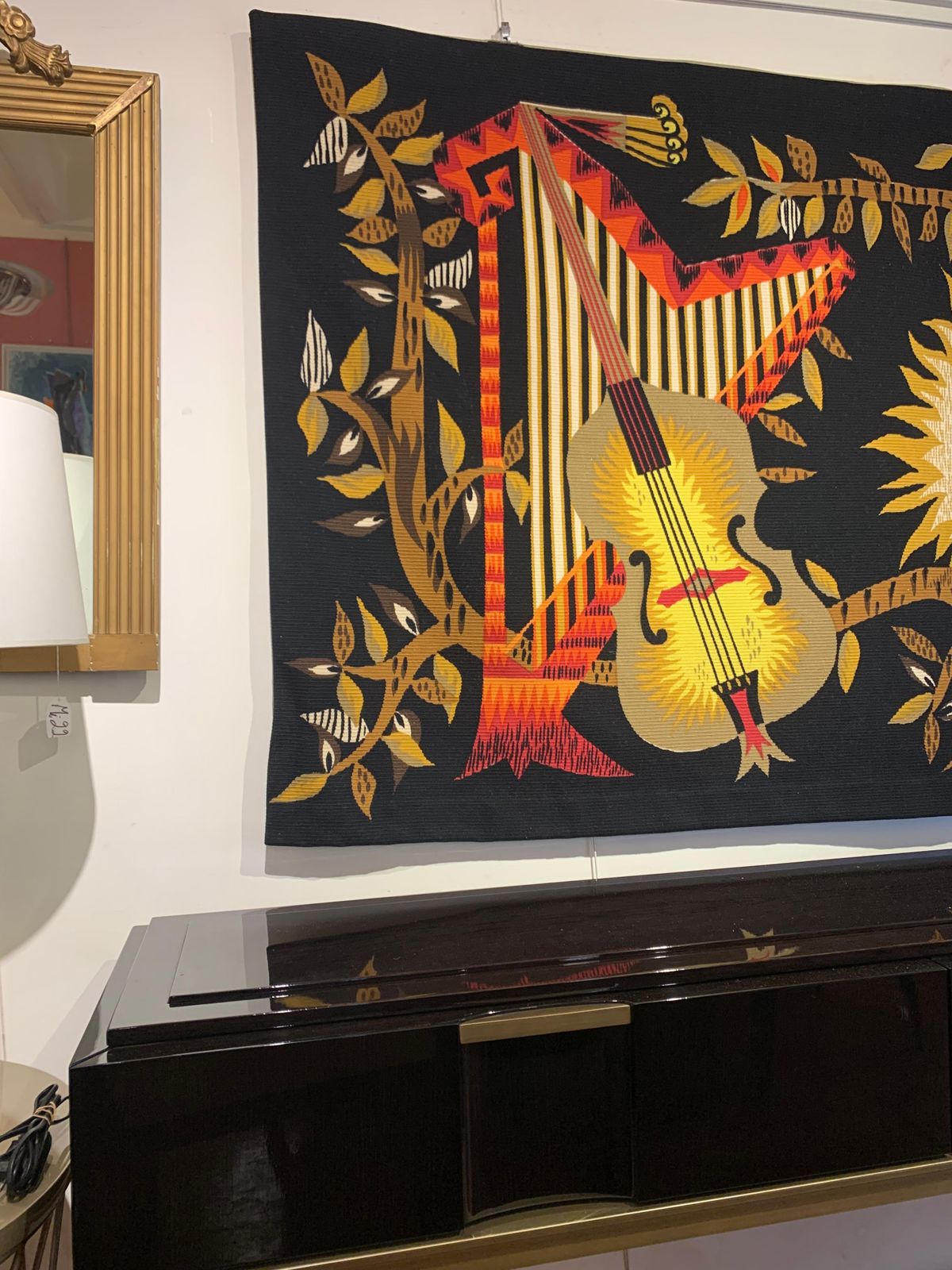 Alba Tapestry Signed M.Ray, By Michele Ray Manufactured By Aubusson photo furniture