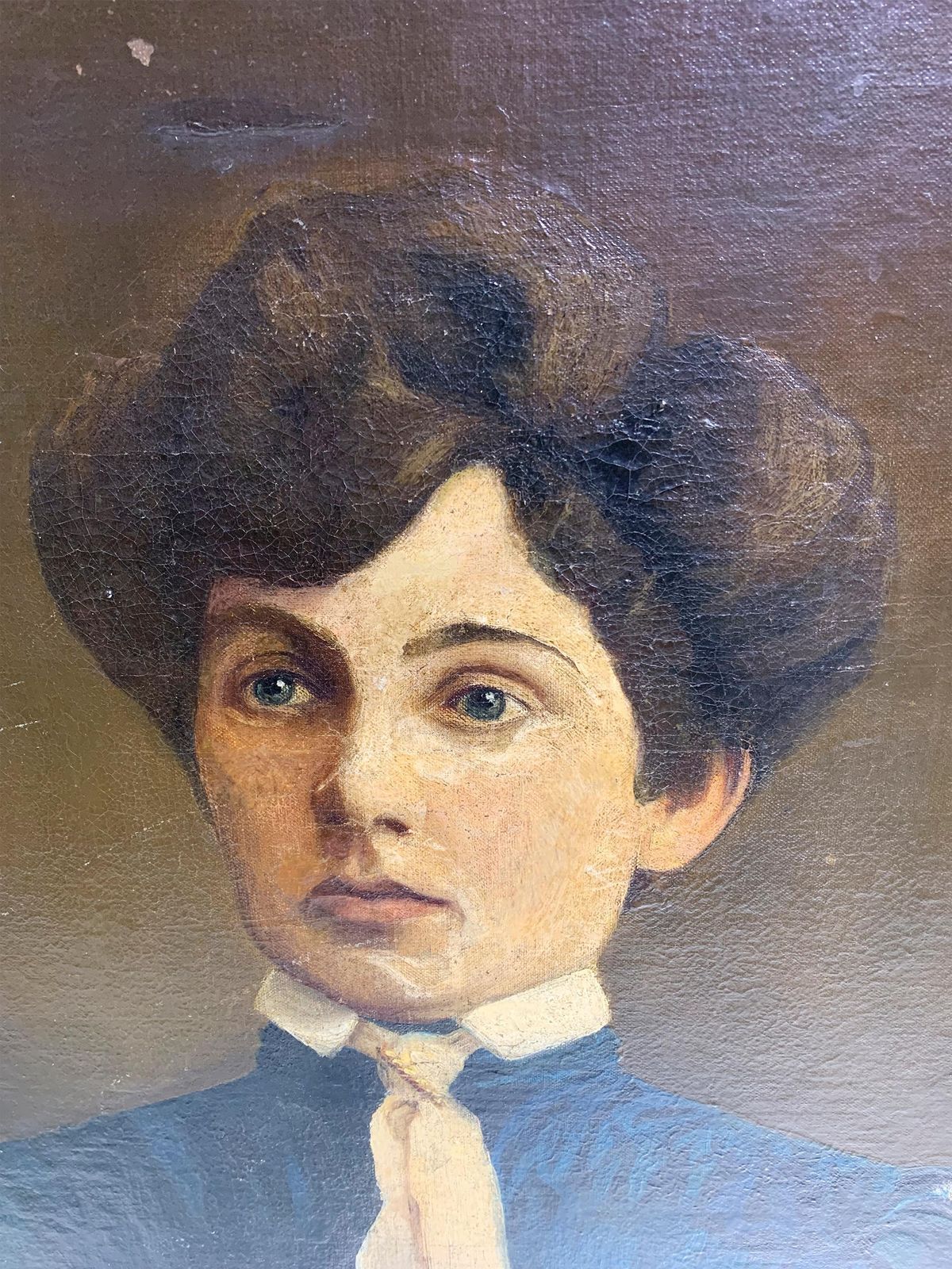 19th Century Portrait Wooden Framed Painting / Oil On Canvas photo 1923.0