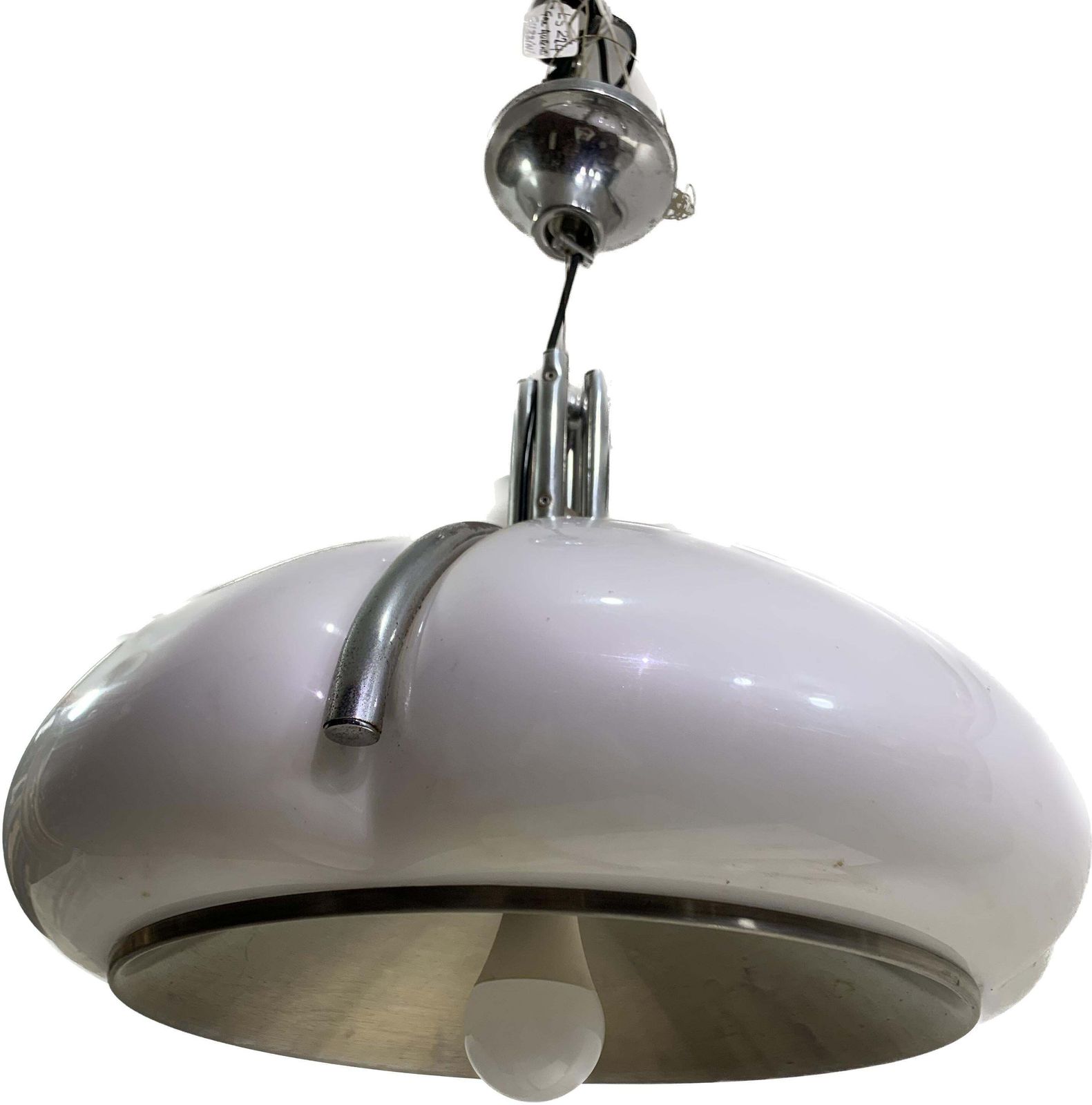 Late 20th Century Quadrifoglio Pendant Light, White, By Gae Aulenti For Guzzini photo Lighting