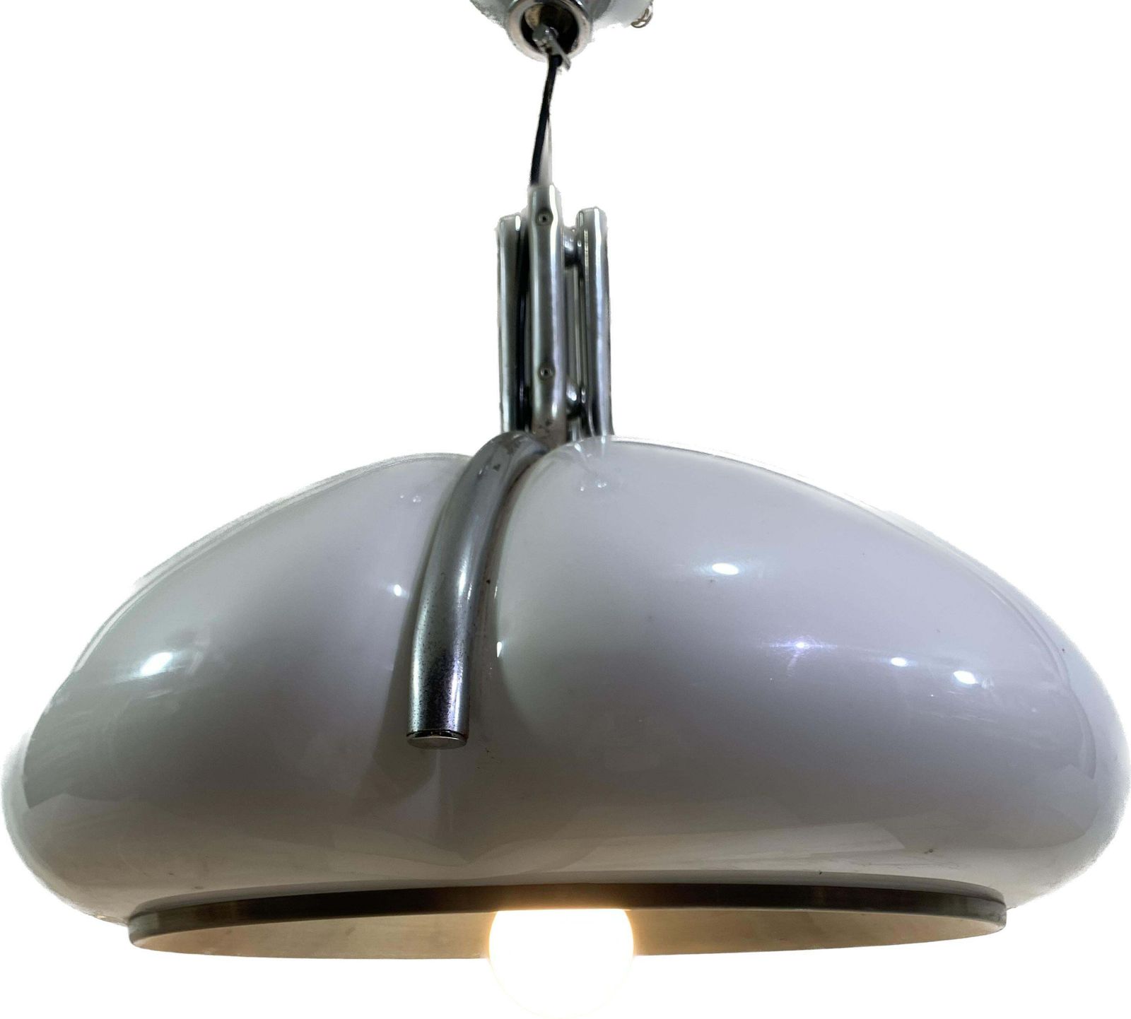 Late 20th Century Quadrifoglio Pendant Light, White, By Gae Aulenti For Guzzini photo vinterior