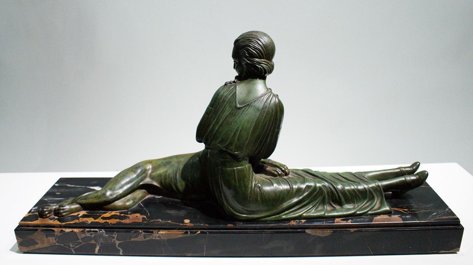 “Elegant Lady” Stunning Large Art Deco Sculpture Signed By D.H Chiparus photo Art
