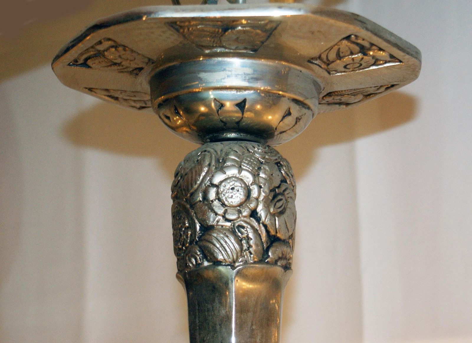 Stunning French Art Deco Chandelier By “Hettier Vincent”, France, Circa 1930s photo buy