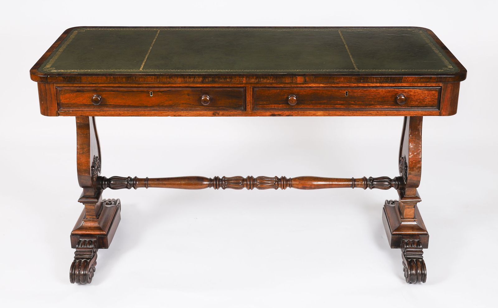 Regency Gonçalo Alves Library Writing Desk C1820 19th C photo for sale
