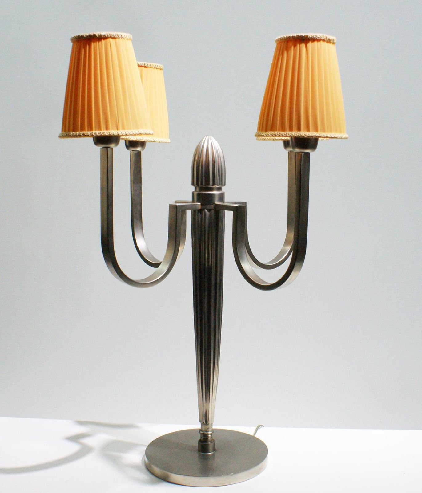 Stunning Pair Of Art Deco Table Lamp In The Style Of J.E Ruhlmann photo buy