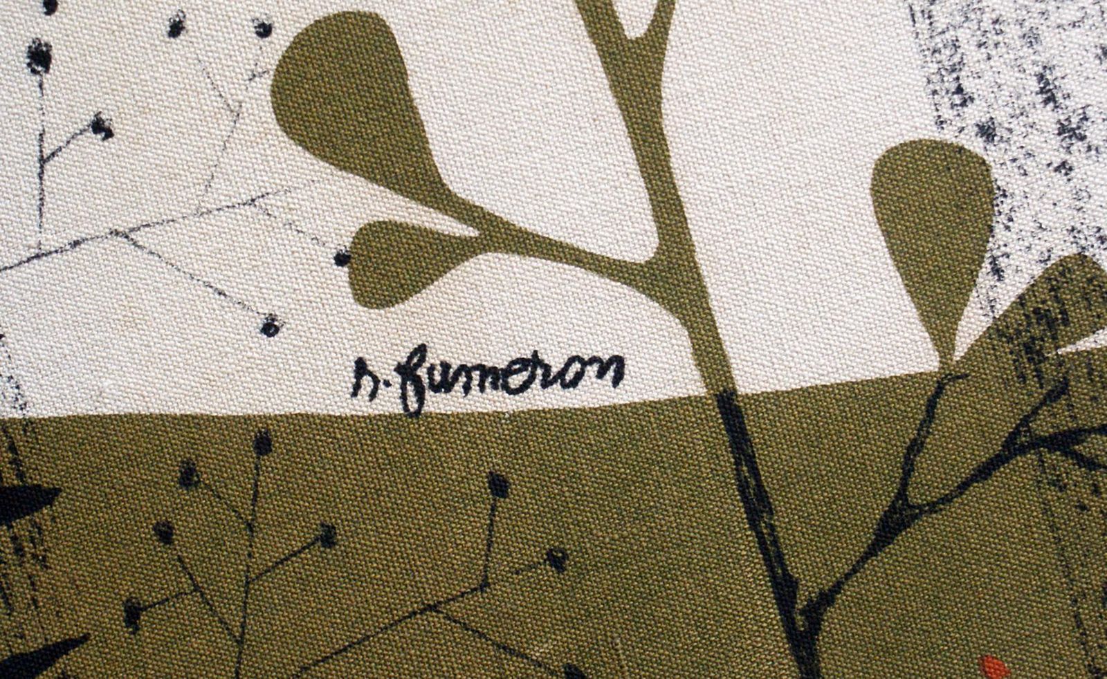 “Allégorie En Musique” Figurative Tapestry Signed “René Fumeron” photo vinterior