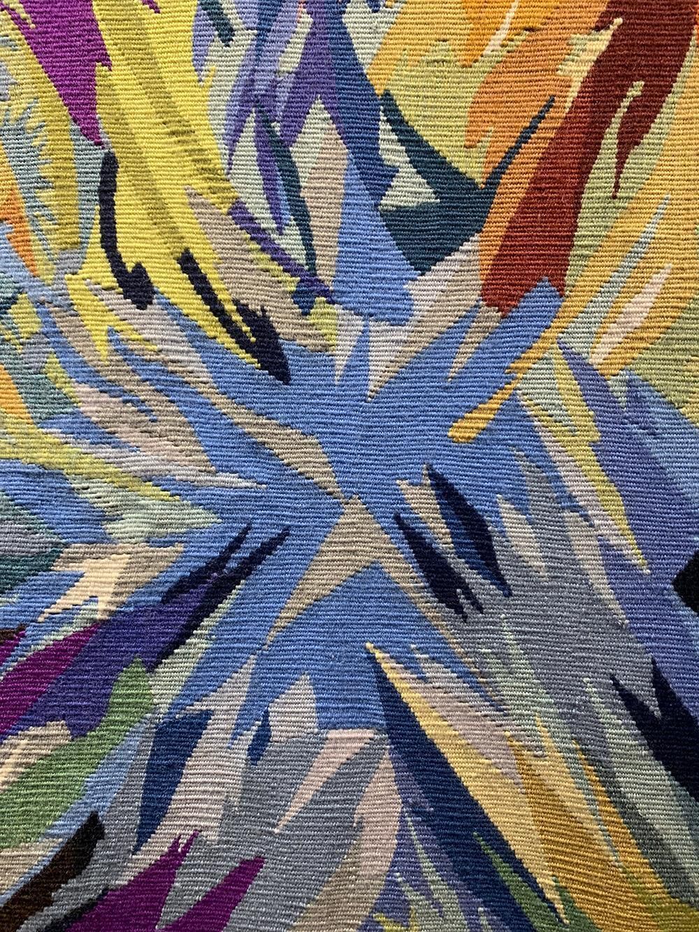 Superb Mid Century Tapestry From The House Of Chaudoir By Van Noten photo vintage