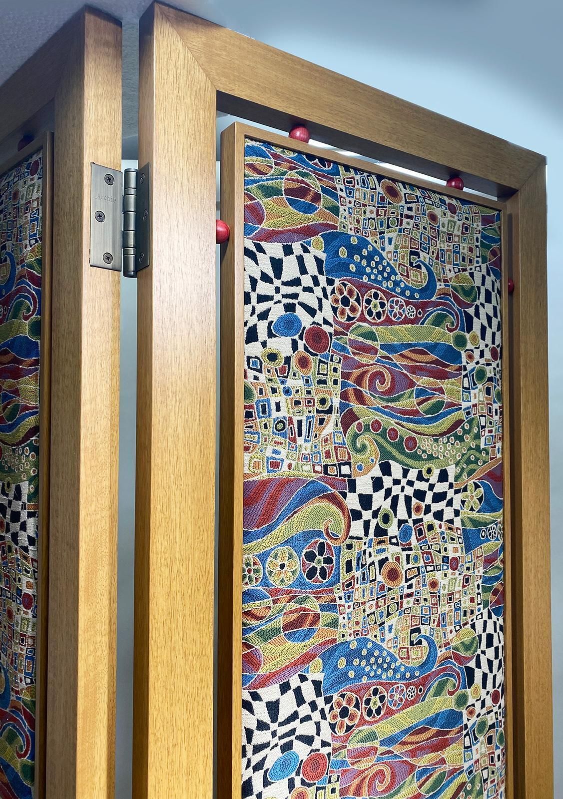 Original Beautiful "Paravent" Design In The Style Of Gustav Klimt photo buy
