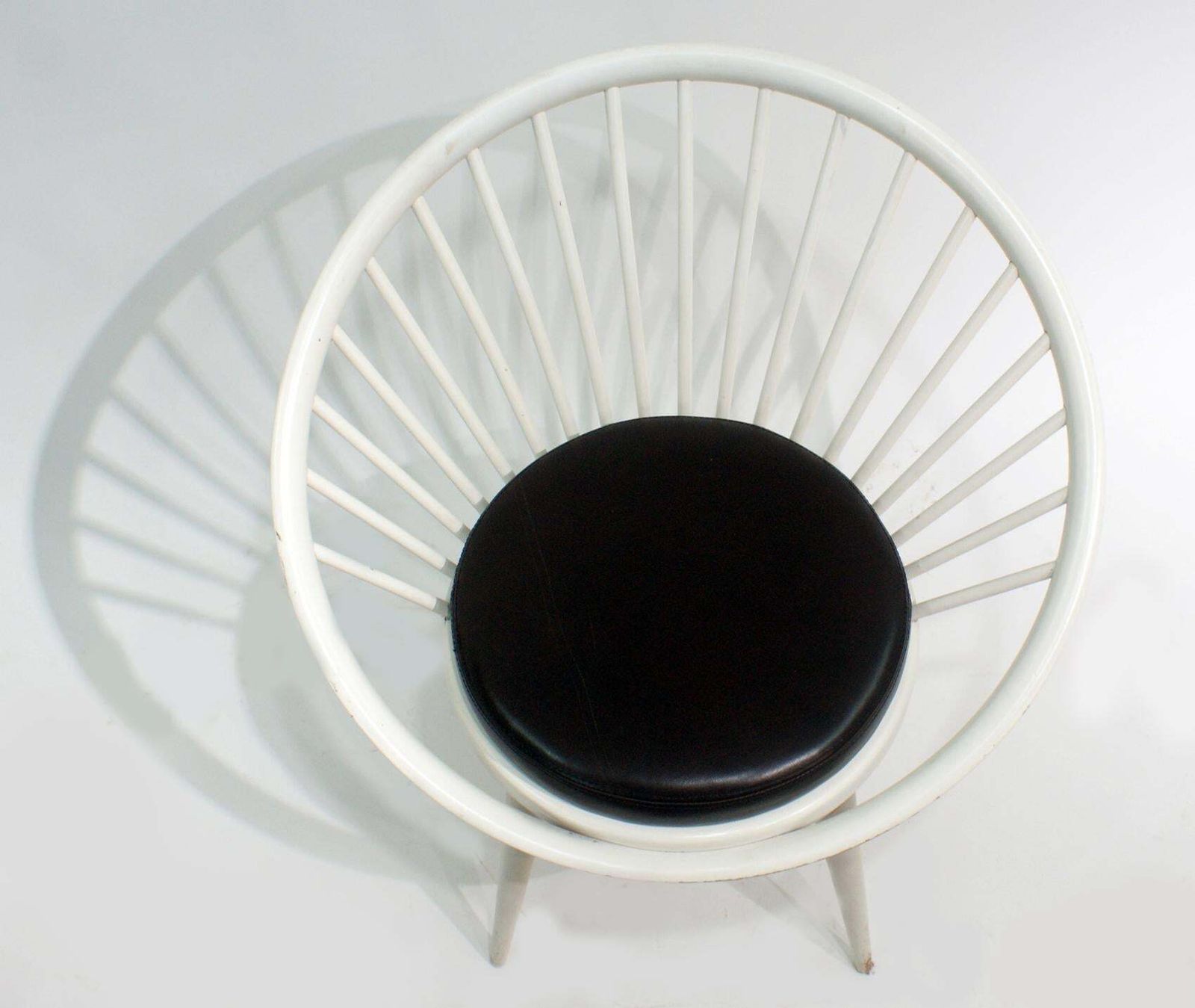 Pair Of Round Chair By Yngve Ekstrom, 1960 photo 4021.0