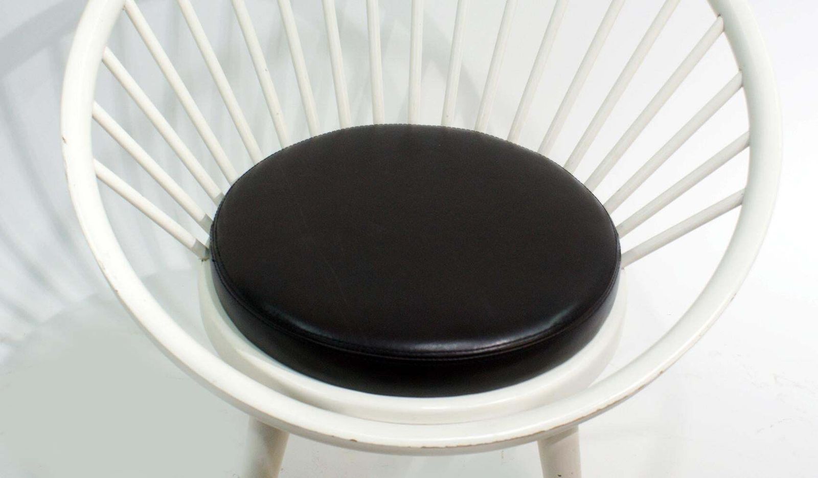 Pair Of Round Chair By Yngve Ekstrom, 1960 photo vinterior