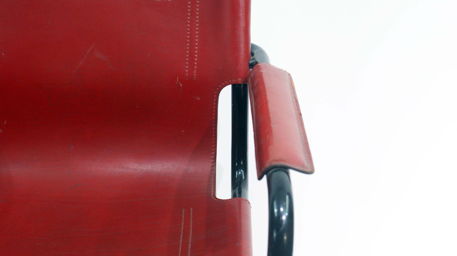 photo furniture Pair Of Cantilever Visitor Side Chairs, Signed Matteo Grassi, Italy, 1970s