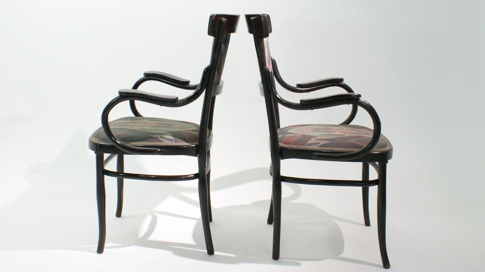 Furniture Art Nouveau Sofa And Armchairs Labelled Jakob & Joseph Kohn photo