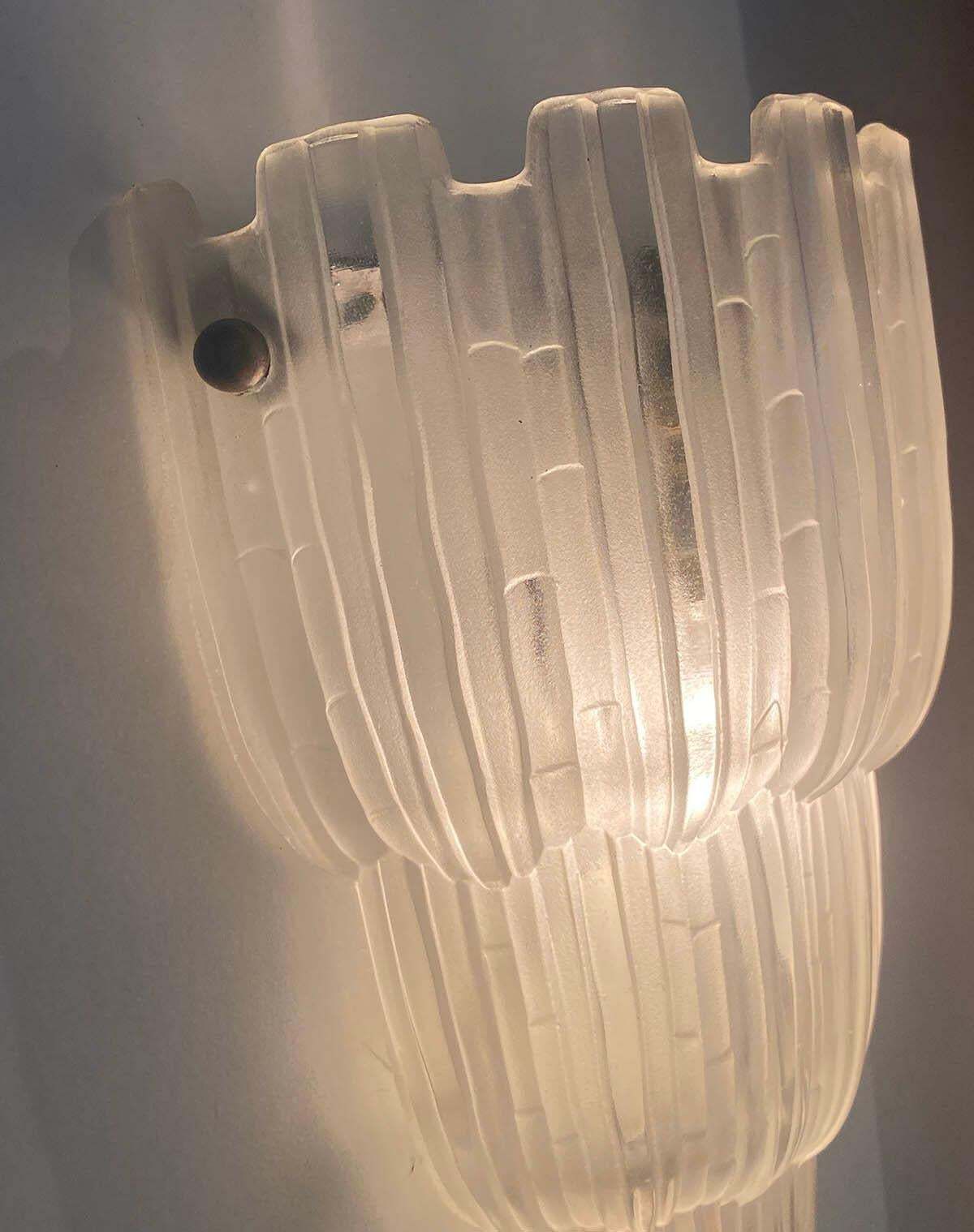 Pair Of French Art Deco "Waterfall" Sconces Signed By Sabino, Circa 1930 photo furniture