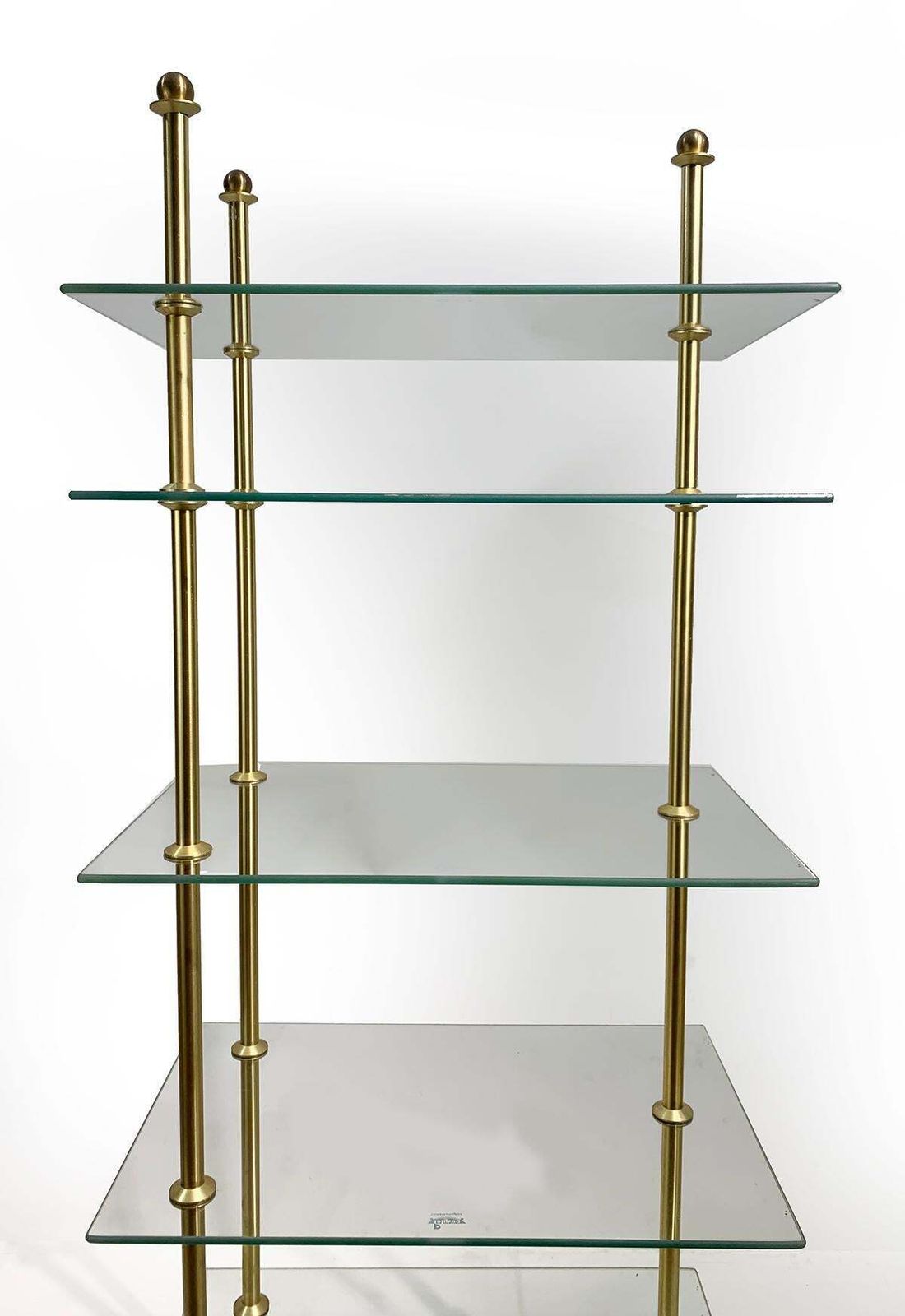 20th Century Art Deco Glass Display Shelves, Italy, Circa 1950s photo furniture