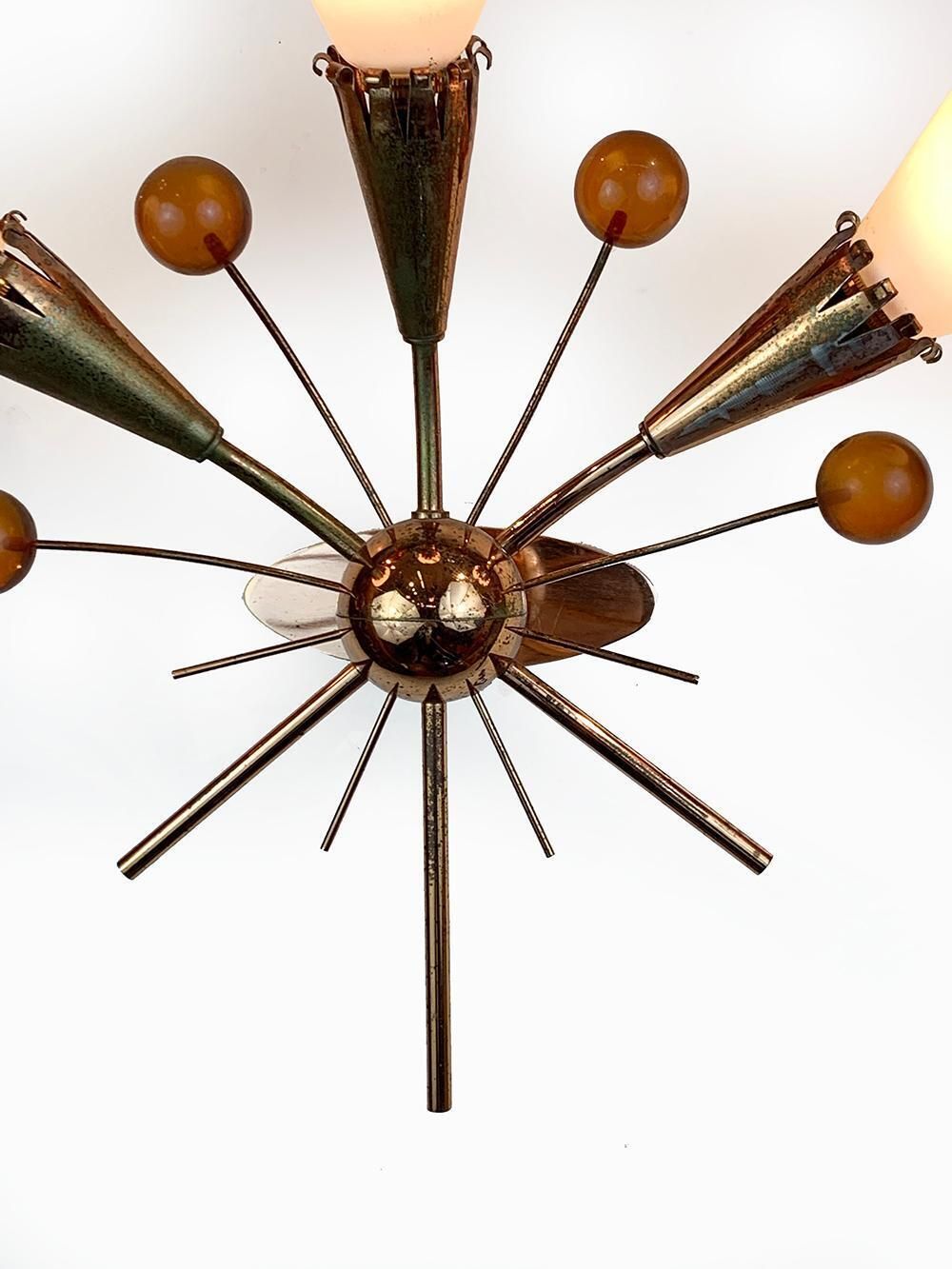 Set Of Beautiful Mid Century Modern Stilnovo Style Sconces, Circa 1960 photo Lighting