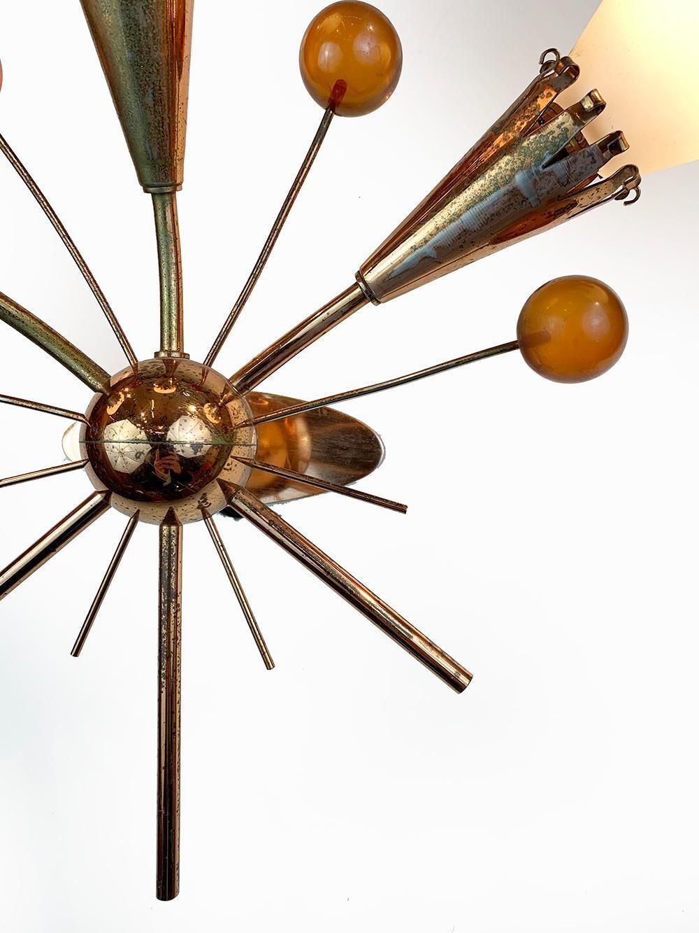 Set Of Beautiful Mid Century Modern Stilnovo Style Sconces, Circa 1960 photo vinterior