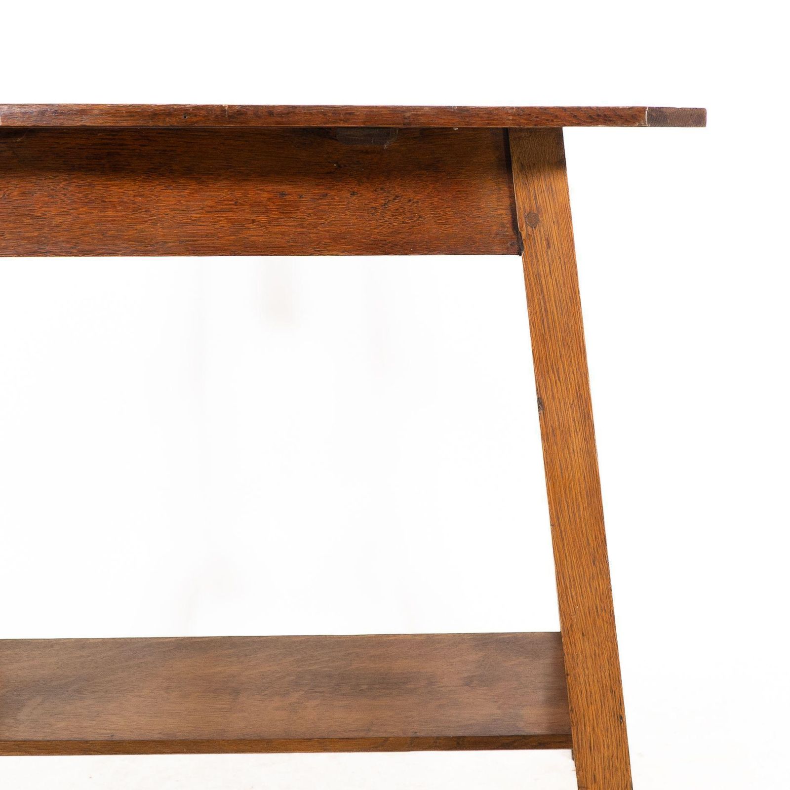 photo furniture Liberty And Co. A Robust Arts And Crafts Oblong Oak Sidetable