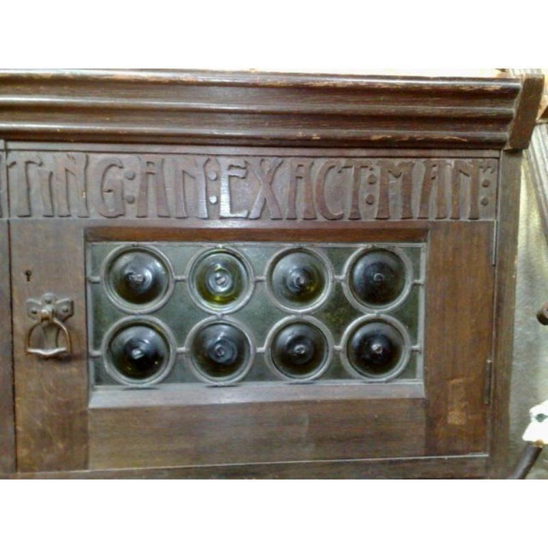 Liberty And Co. An Arts And Crafts Oak Over Mantle Or Hanging Bookshelf photo 3500.0