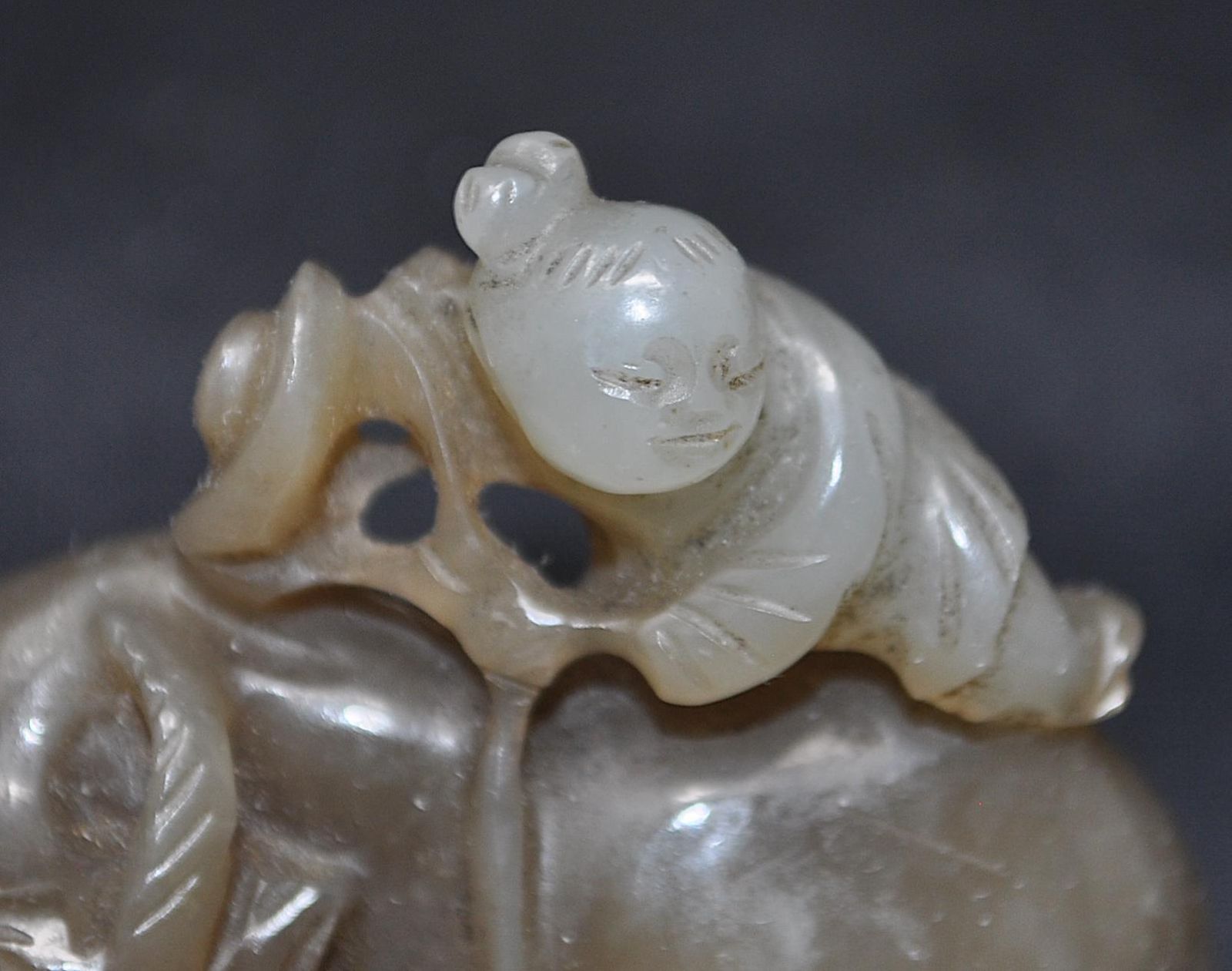 Jade Carving Buffalo And Boy, Chinese Jade photo furniture