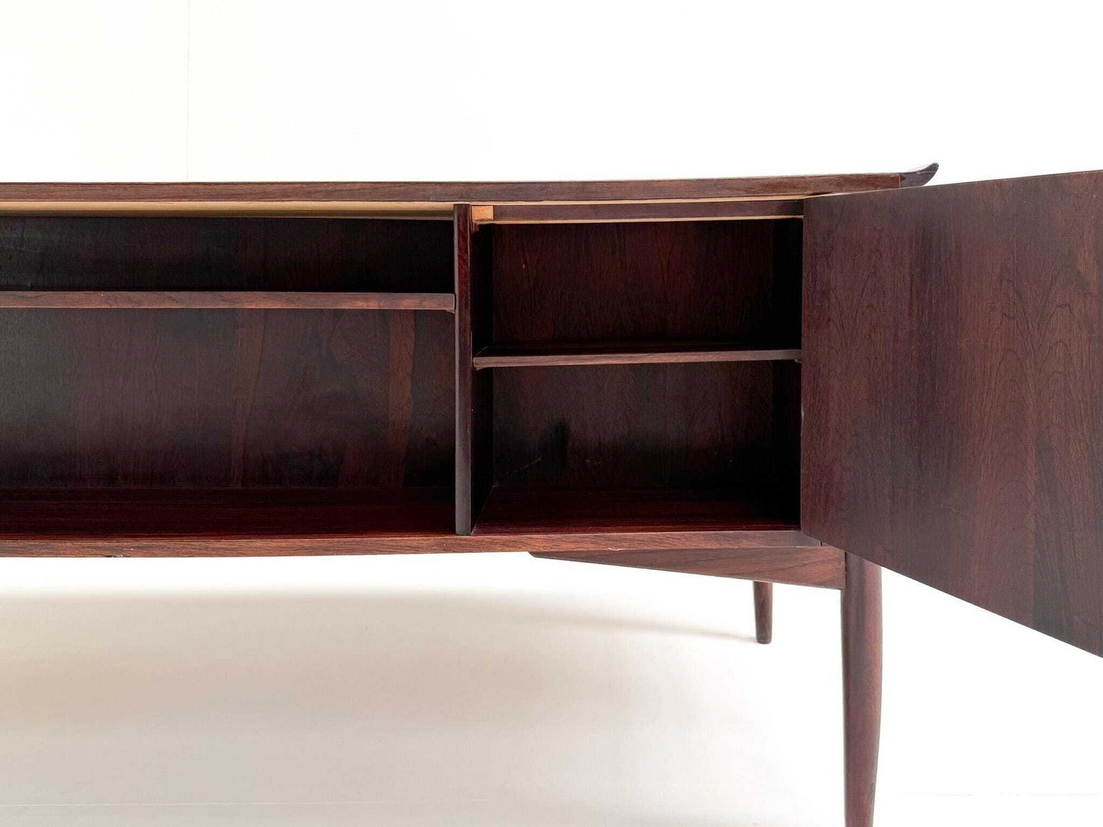 Furniture Arne Vodder Desk In Rosewood For H.P. Hansen, Denmark, 1960s photo