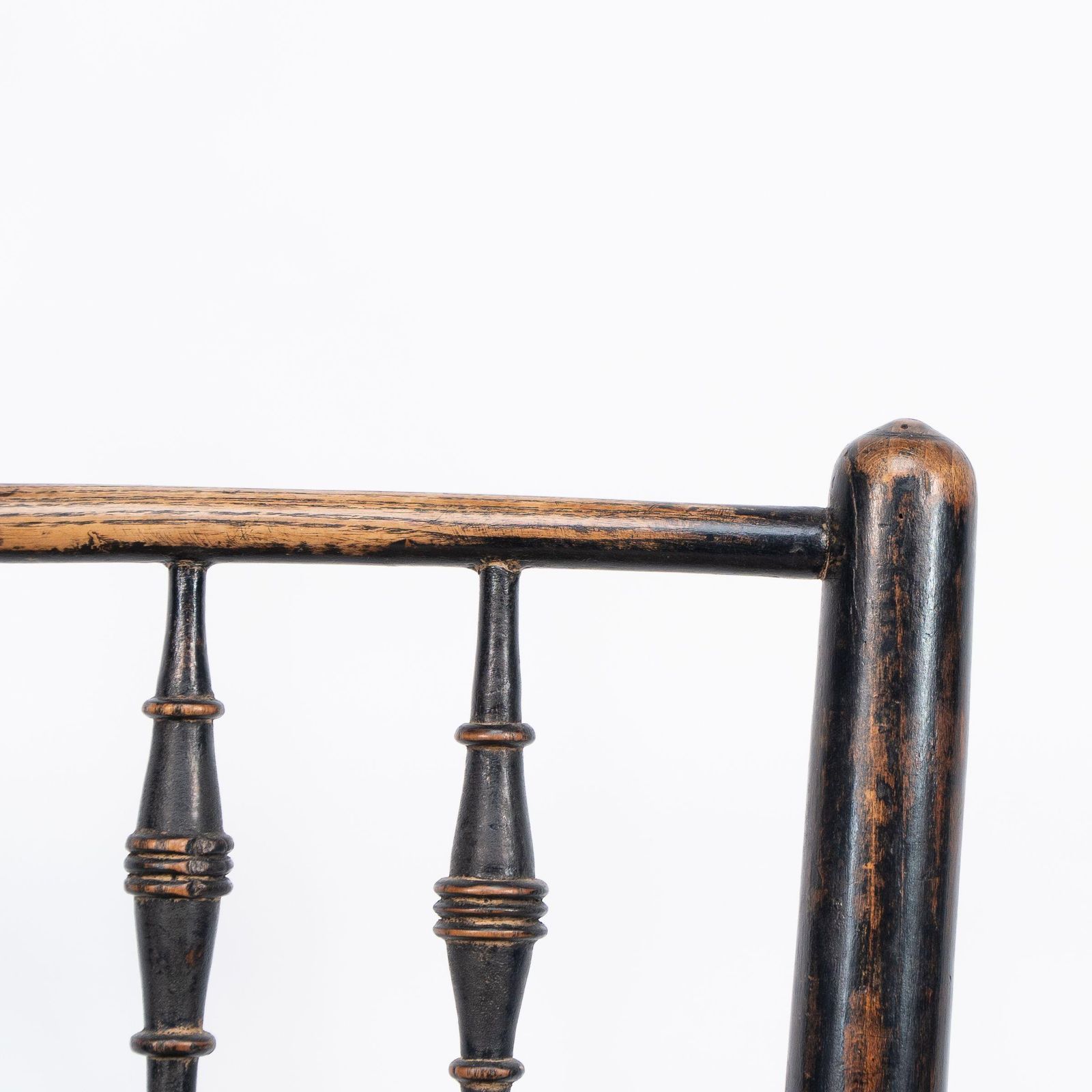 photo furniture Attributed To Philip Webb Aesthetic Movement Original Rush Seat Sussex Chair