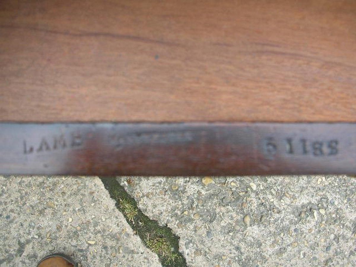 Lamb Of Manchester, An Aesthetic Movement Walnut Writing Desk. photo vintage