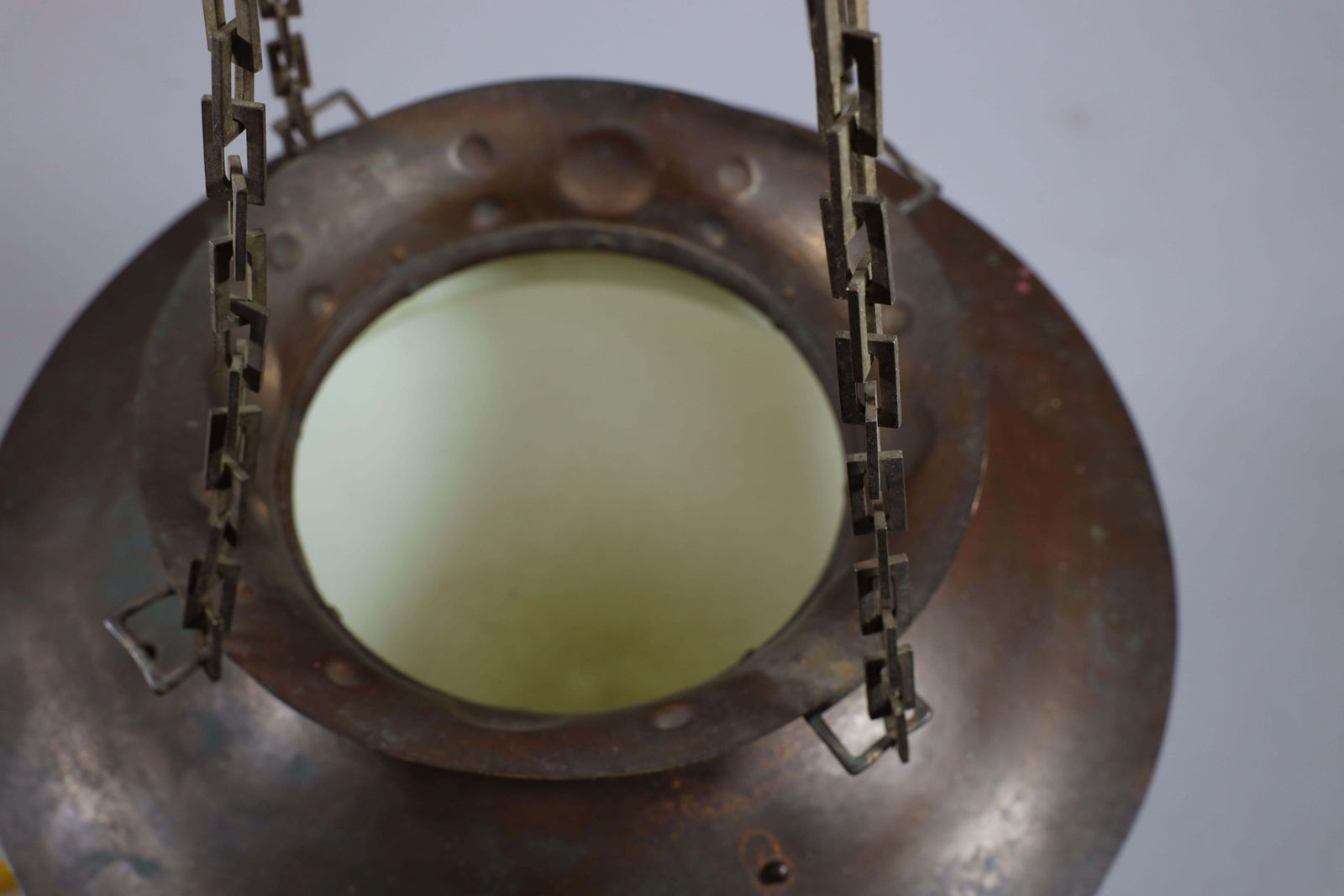 photo furniture Birmingham Guild Of Handicraft. A Rare Arts And Crafts Circular And Copper Light