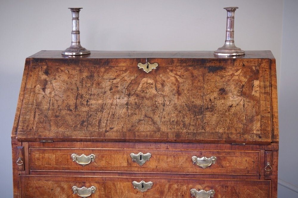 2750.0 George II Walnut Bureau, 18th Century And Earlier photo