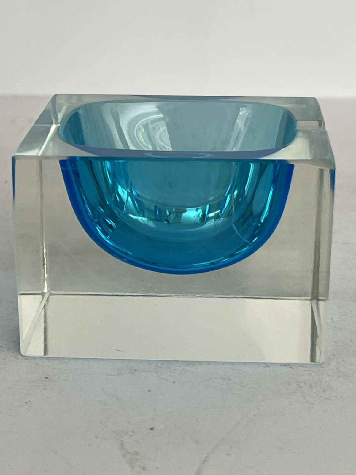 Vintage Murano Glass Ashtray, Italy, 1960s photo vinterior