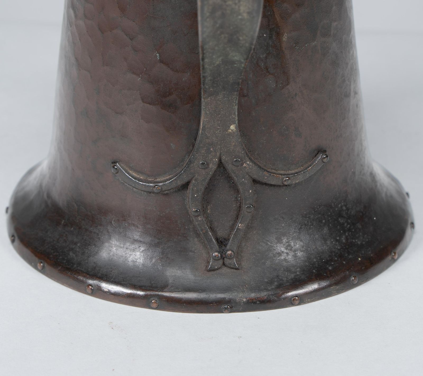 photo vinterior Arthur Dixon For The Bgh. An Arts & Crafts Hand Hammered Copper Jug