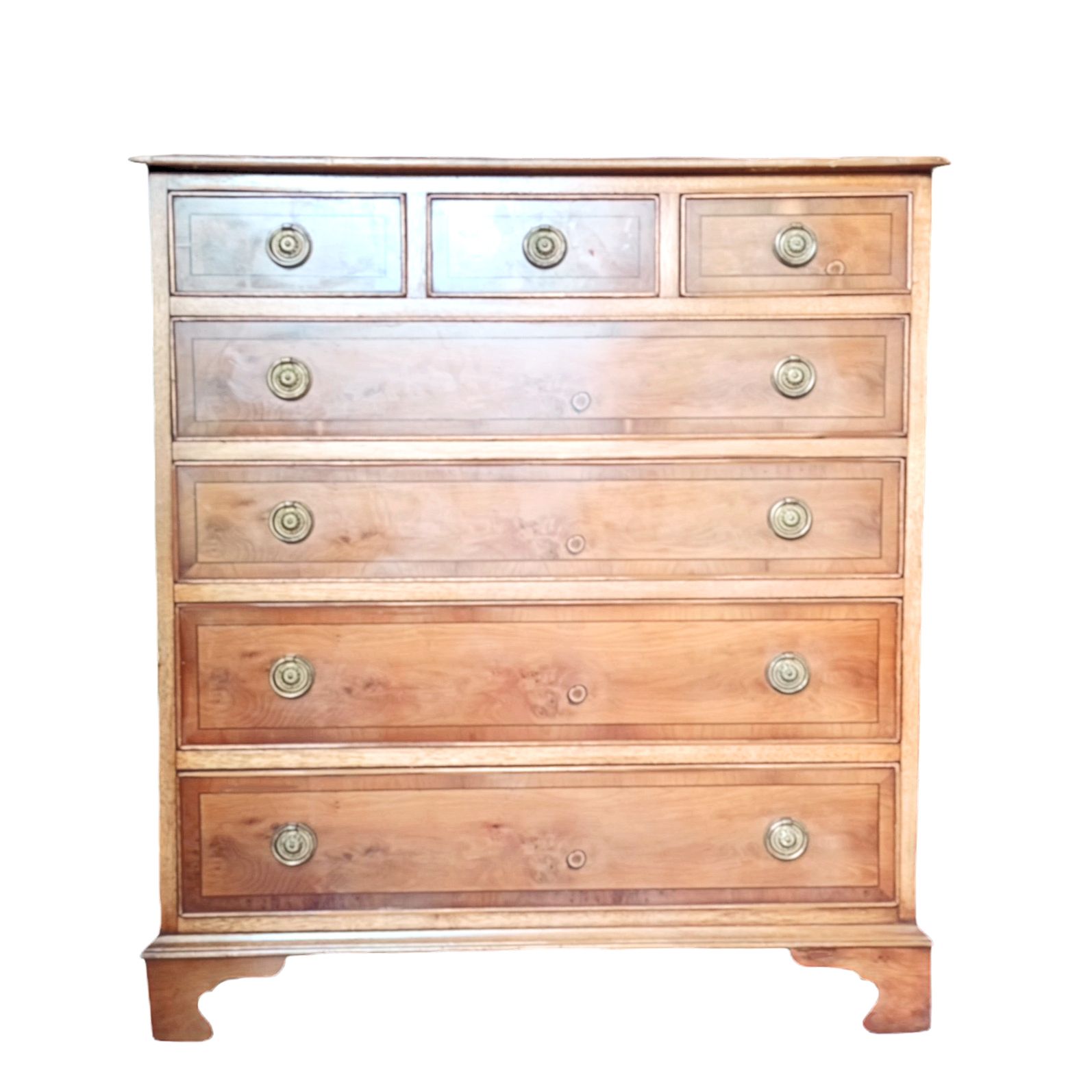 photo for sale Georgian Era 8x Drawer Chest With Hidden Drawer (Late 18th  Early 19th C.)