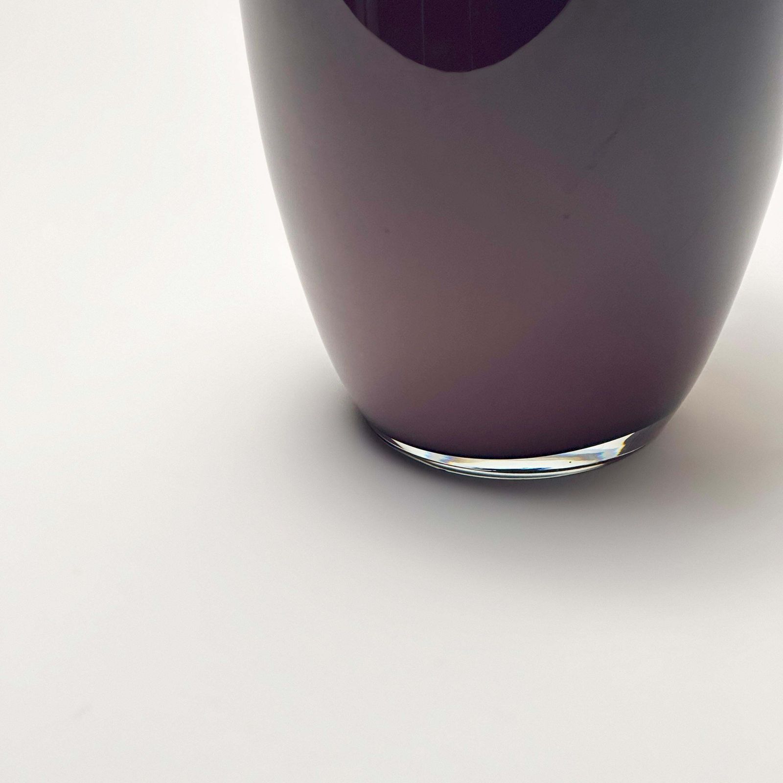 Purple Postmodern Cased Glass Amphora Vase By Jerzy Słuczan Orkusz, Poland, 1980s photo Home Decor