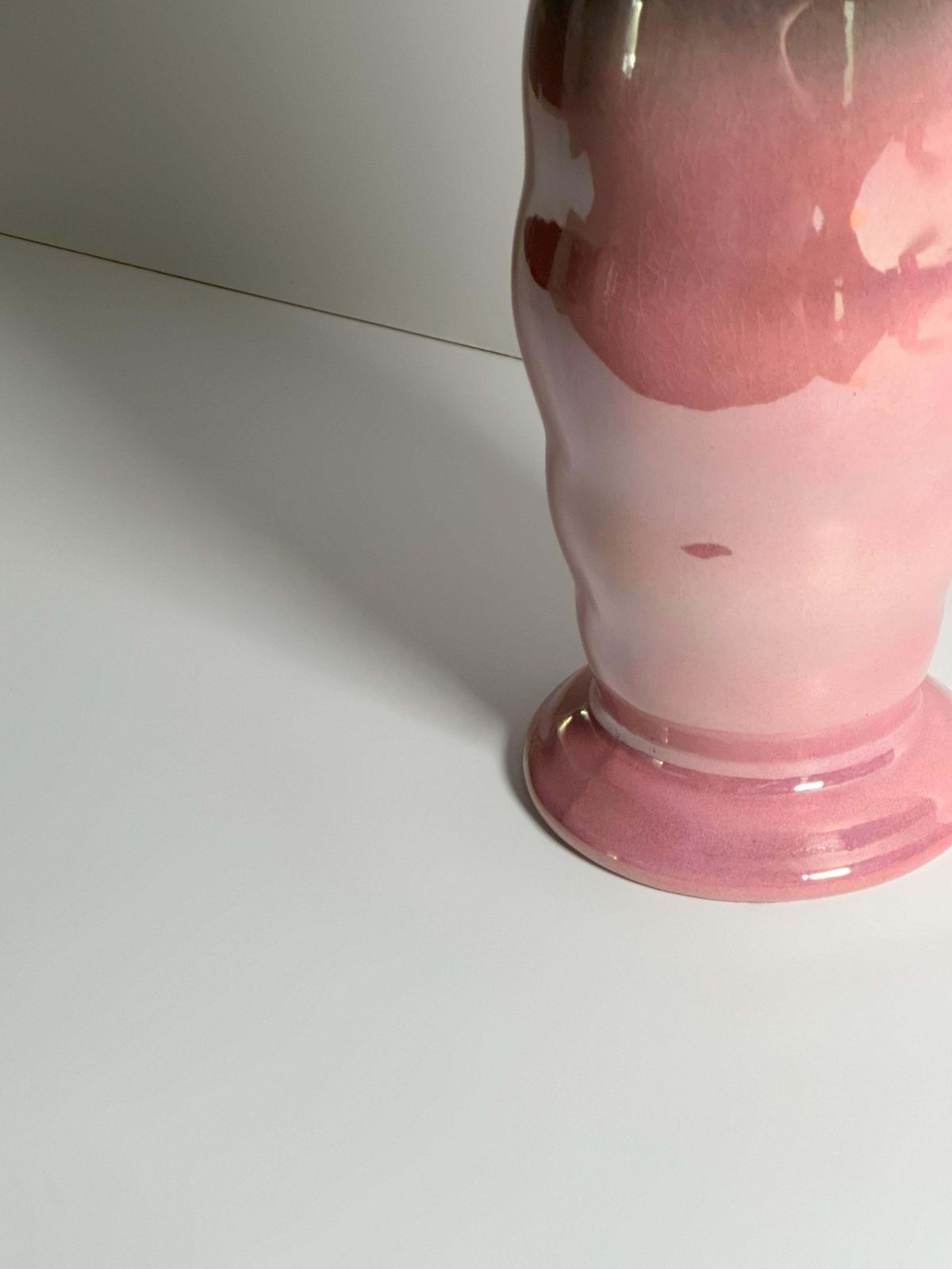 Pink Art Deco Lustre Ware Vase By Maling, England, 1930s photo furniture
