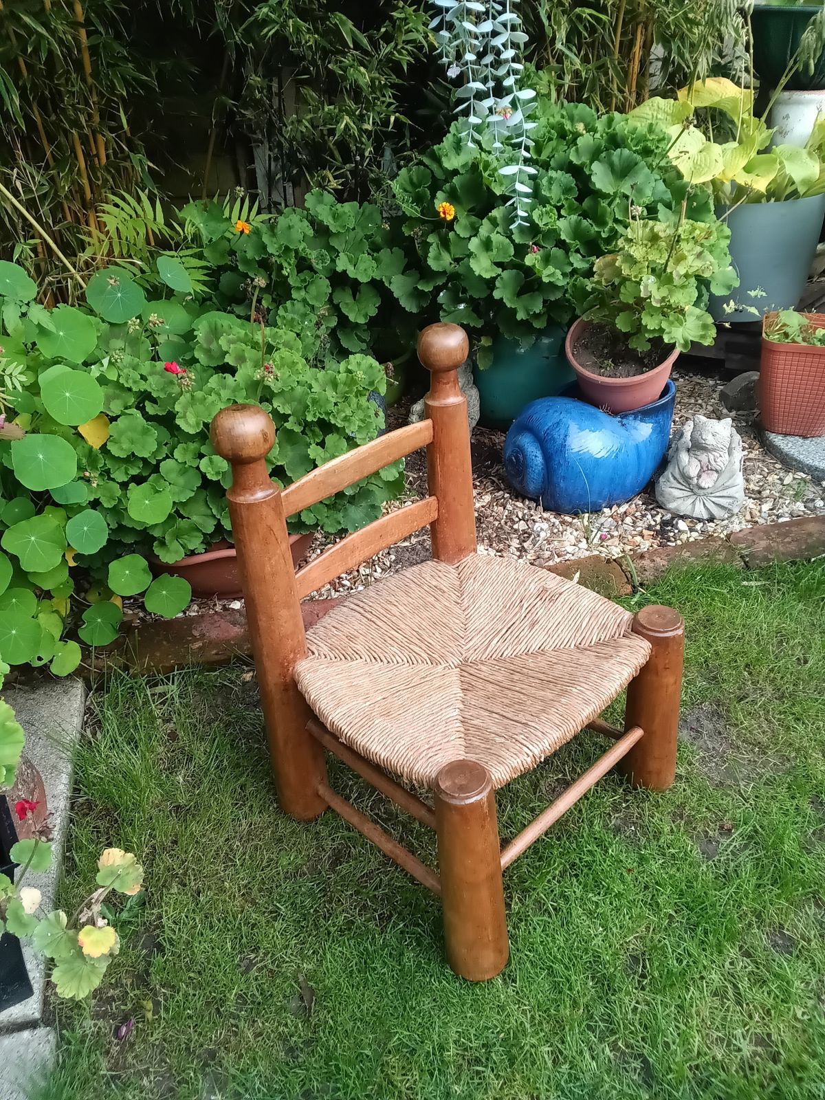A Rare Charles Dudouyt "Chaise Basse". ( Low Chair ) 1940 / 50's. photo furniture