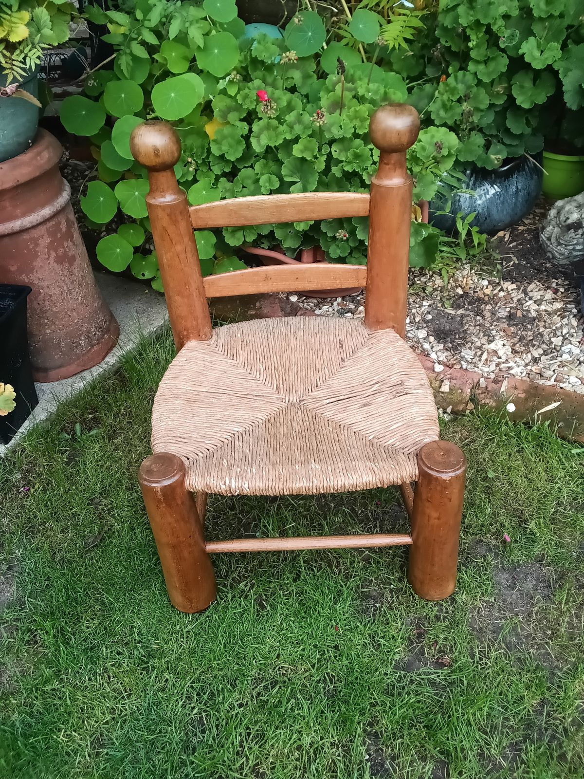 A Rare Charles Dudouyt "Chaise Basse". ( Low Chair ) 1940 / 50's. photo for sale