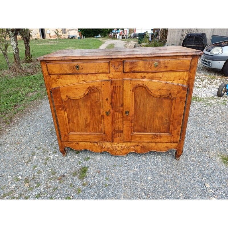 412.0 19th Century Walnut Sideboard, 1800s photo