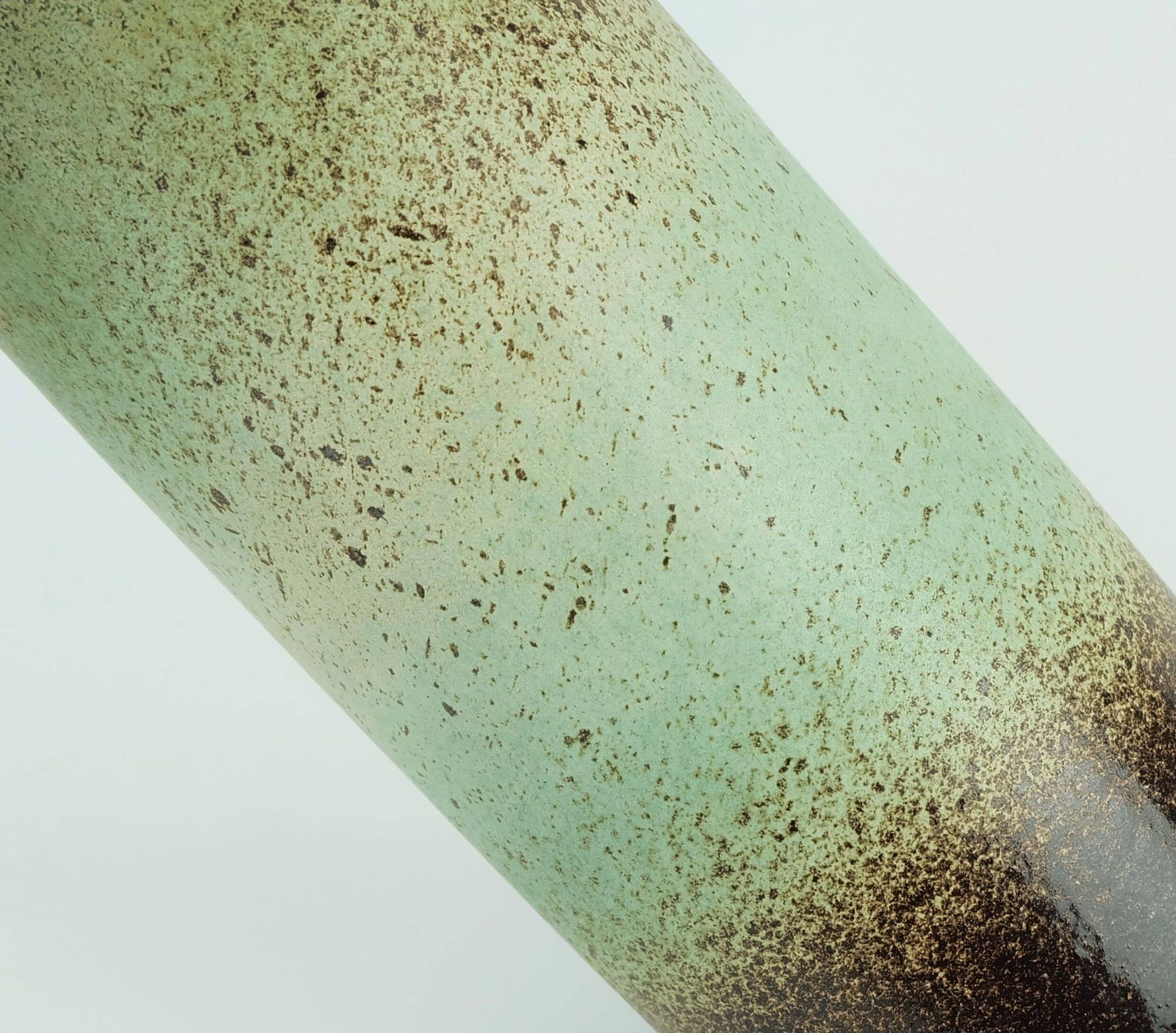 1960s 70s Vintage Scheurich Vase Model 401 28 Shades Of Green And Brown photo vinterior