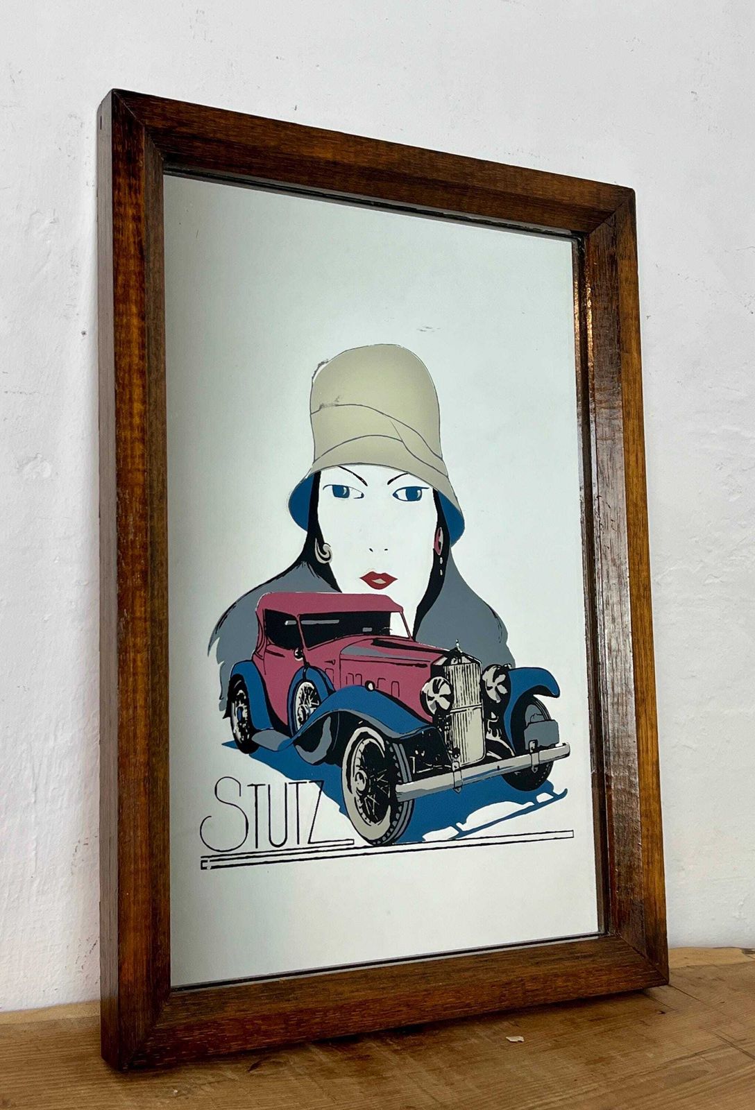 photo for sale Vintage Art Deco Stutz Lady American Advertising Car Mirror