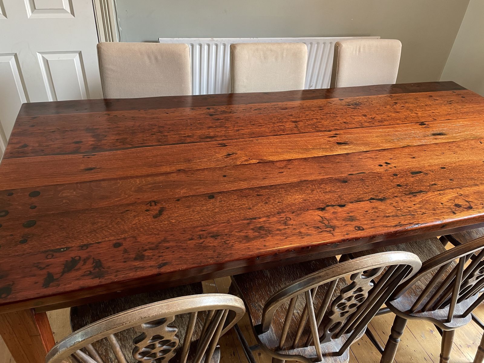 Beautiful Australian Jarrah Wood Dining Room / Boardroom Table. 2.2m X 1.01m photo for sale