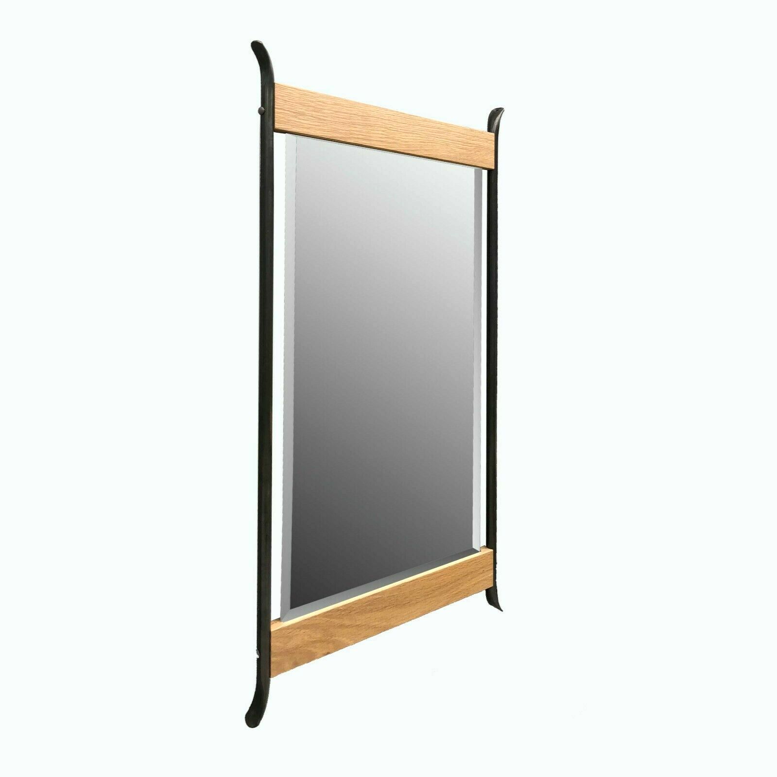 Mirror In Oak Metal By Sb Nord Troja Swedish Vintage Design Hallway photo furniture