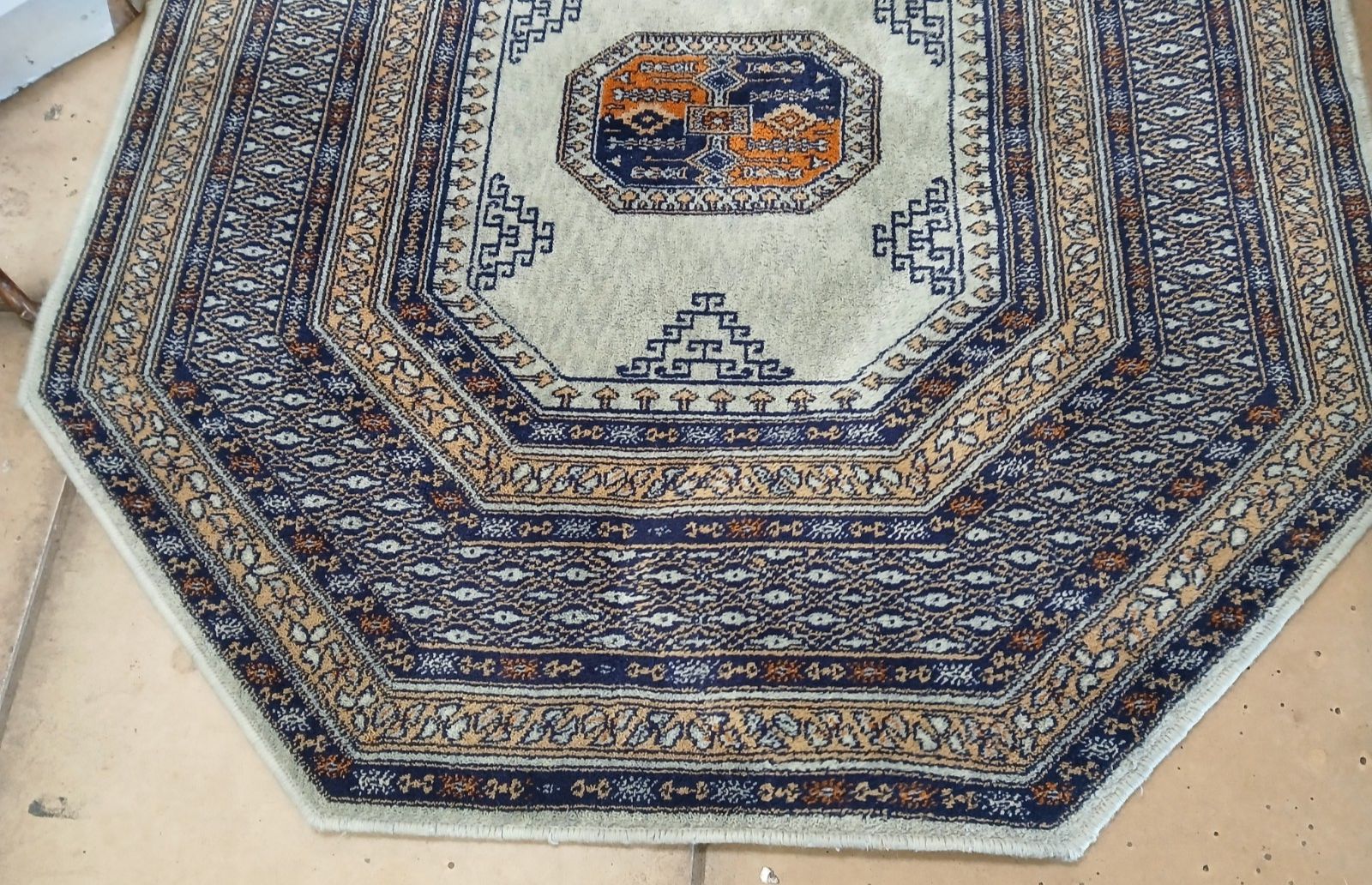 Vintage Luristan Belgium 6 Sided Wool Rug/Carpet 205  X  130 Cm photo furniture