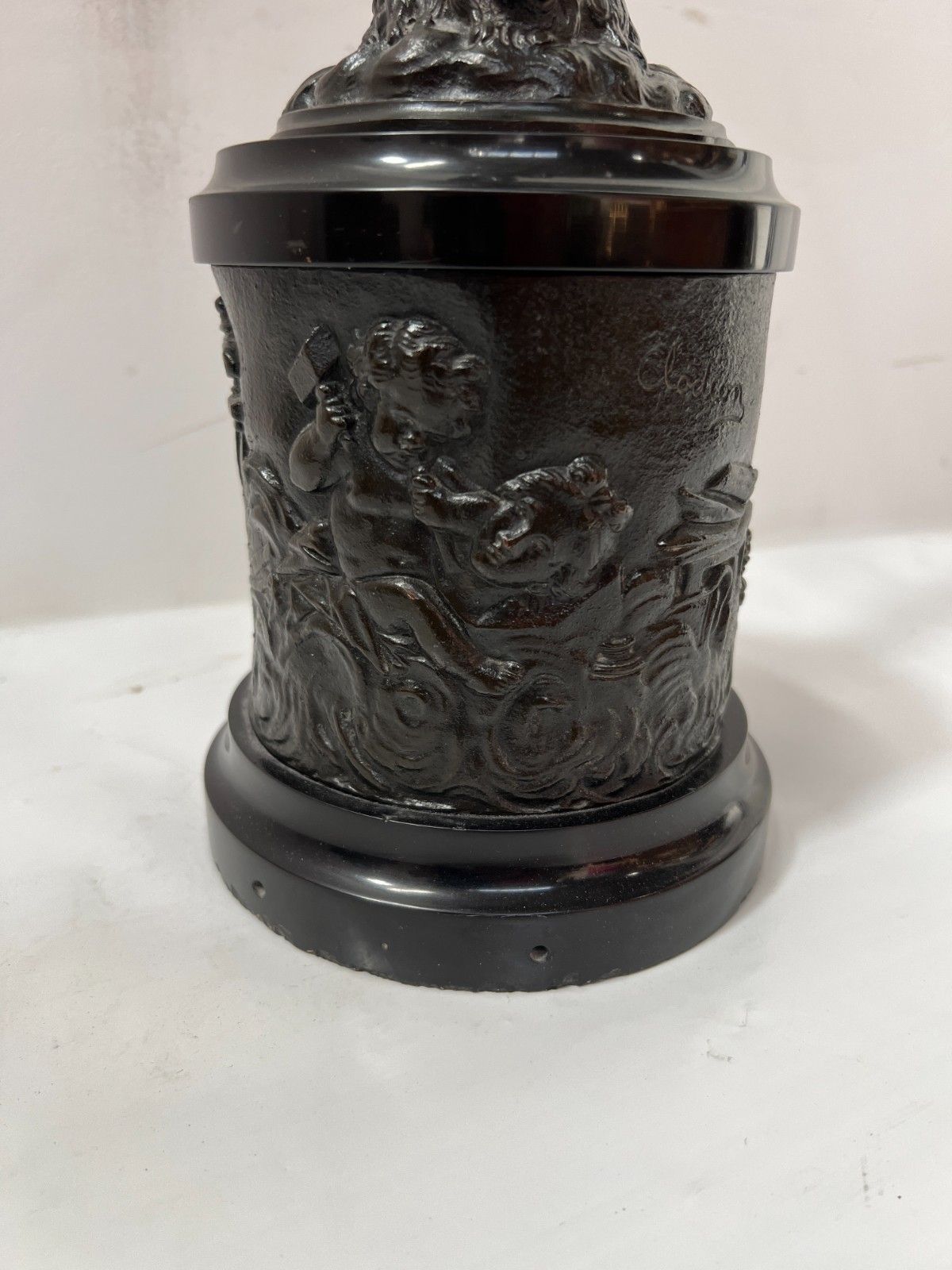 "Mercury" Bronze Group With Brown Patina. 19th Century photo for sale