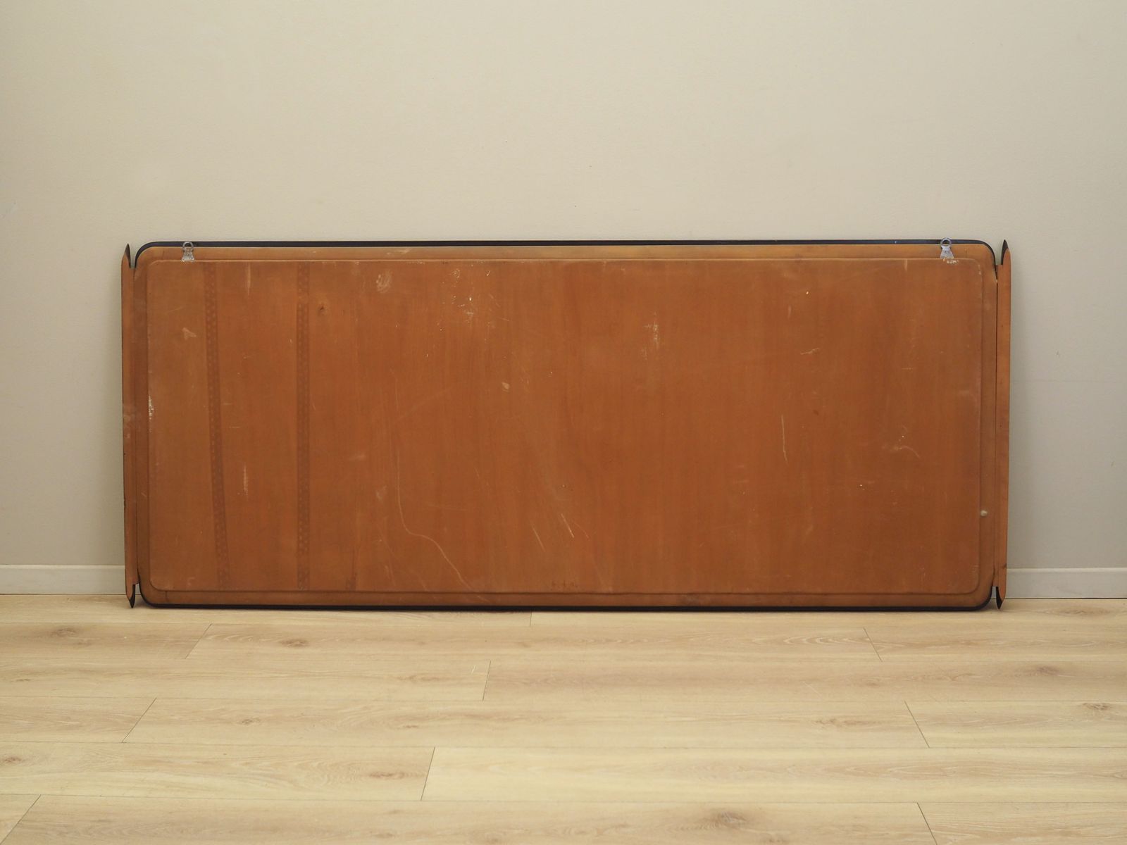photo for sale Mirror In Mahogany Frame, Italian Design, 1970s, Production: Italy